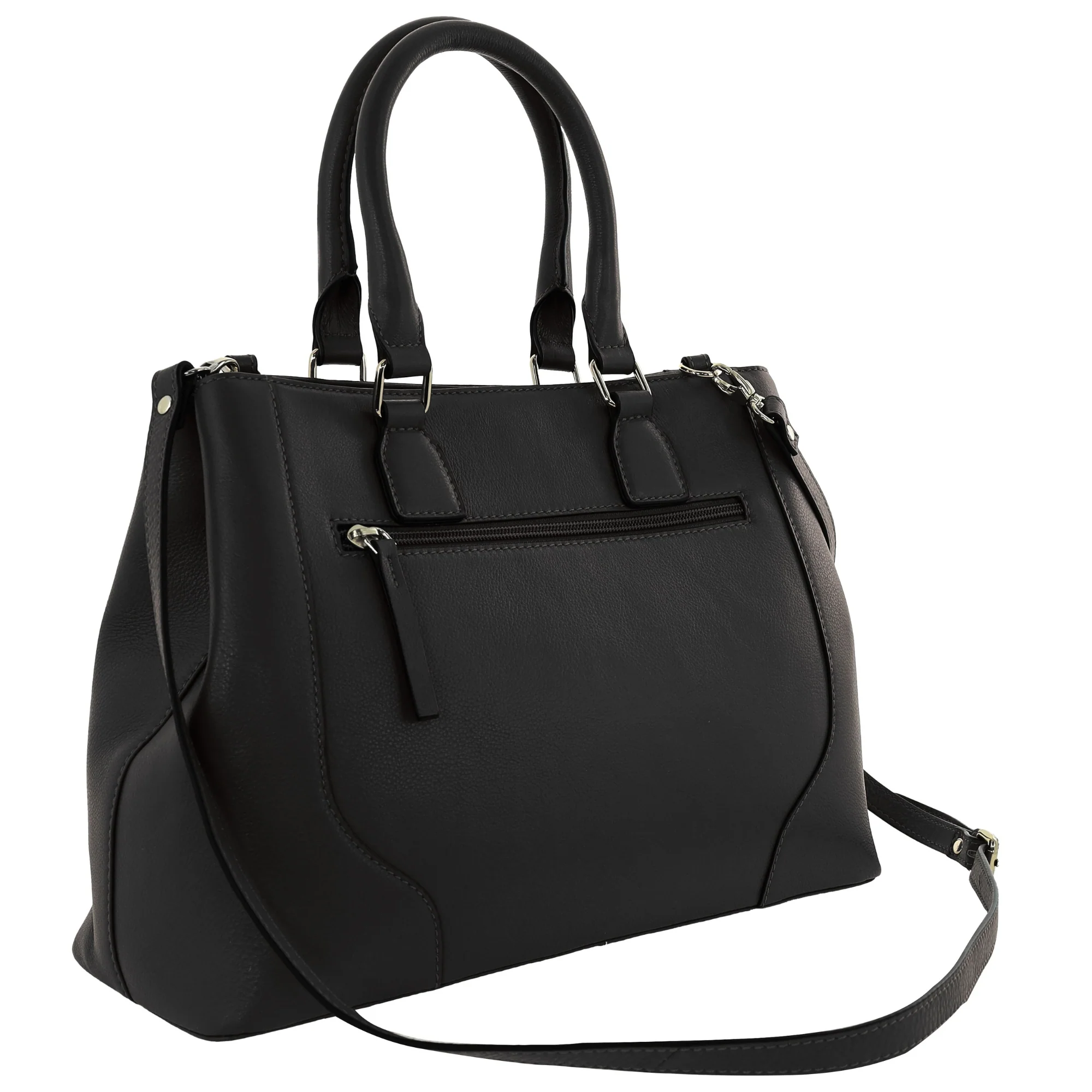 Pierre Cardin Ladies Leather Tote with Detachable Strap - Image 5