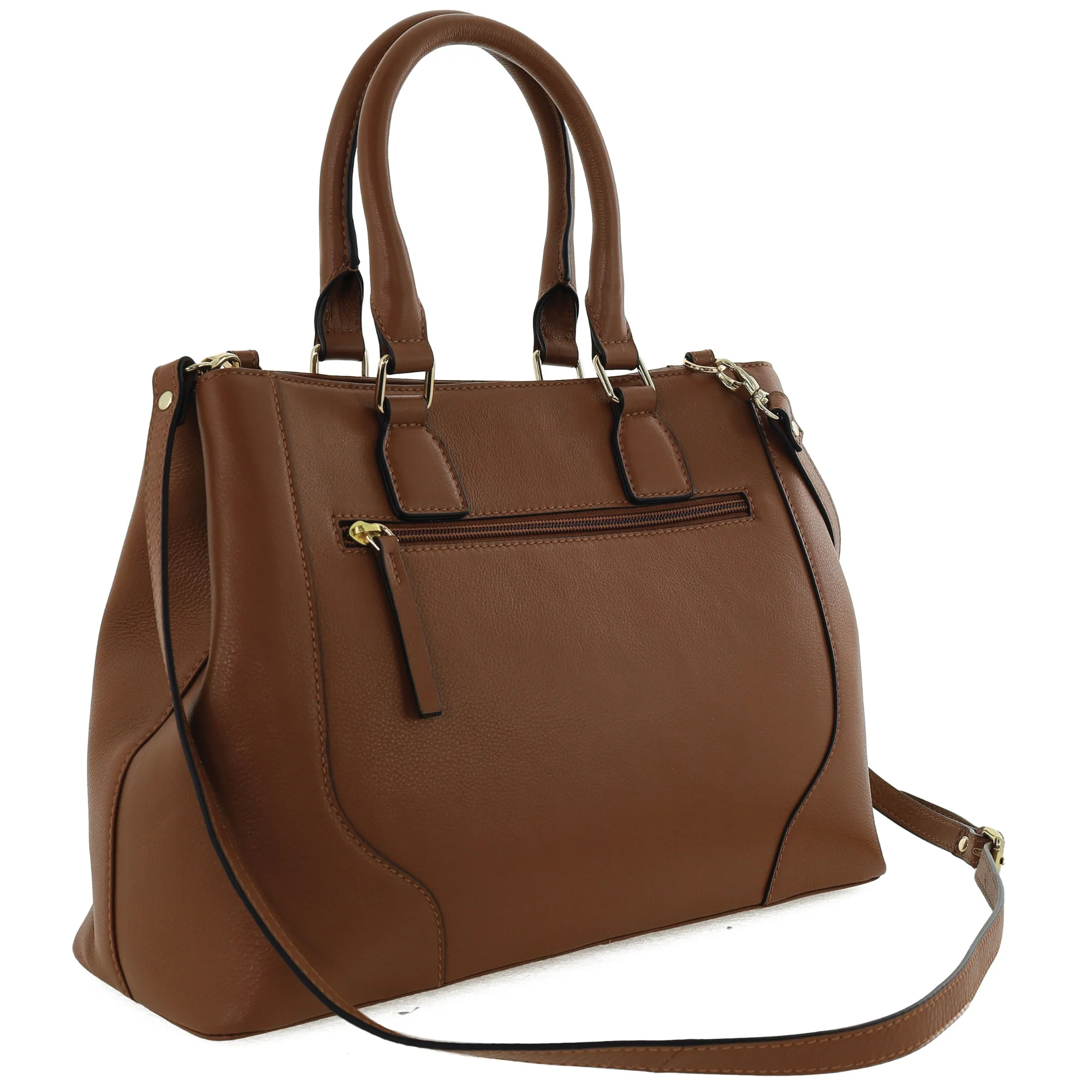 Pierre Cardin Ladies Leather Tote with Detachable Strap - Image 5