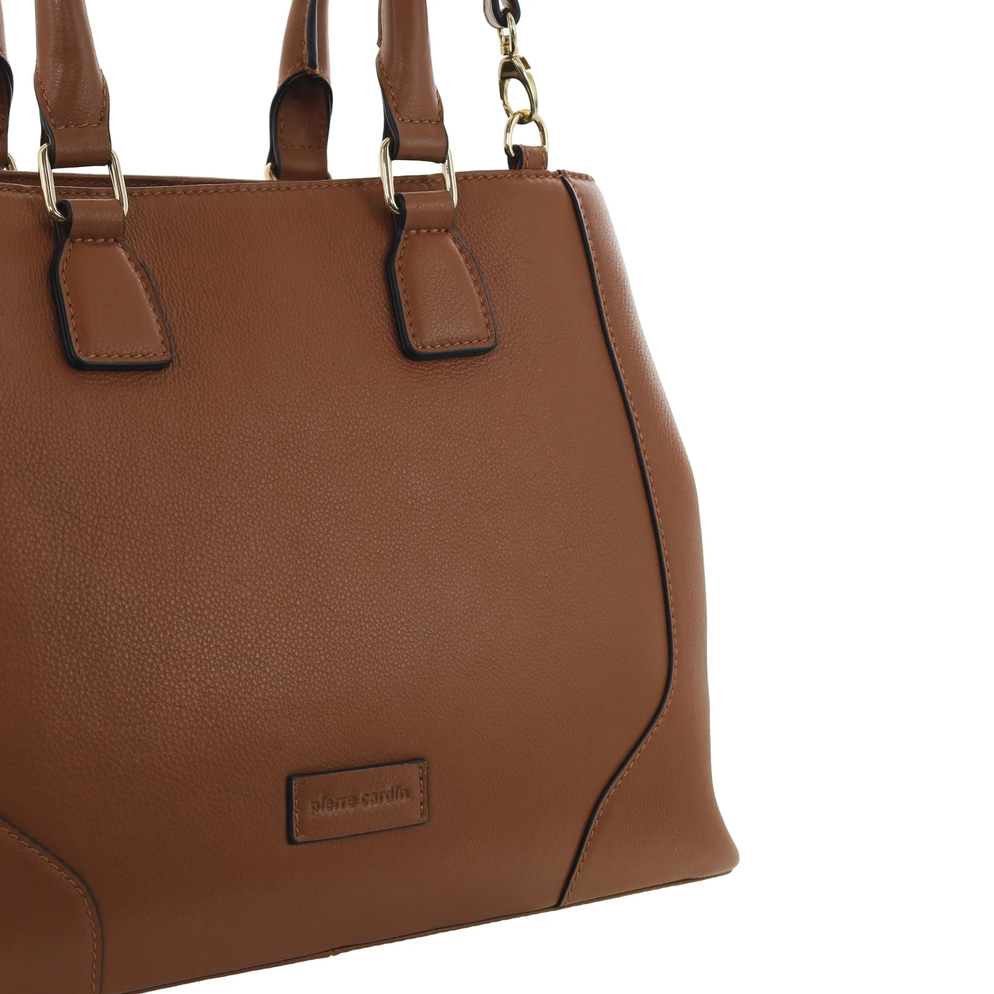 Pierre Cardin Ladies Leather Tote with Detachable Strap - Image 6