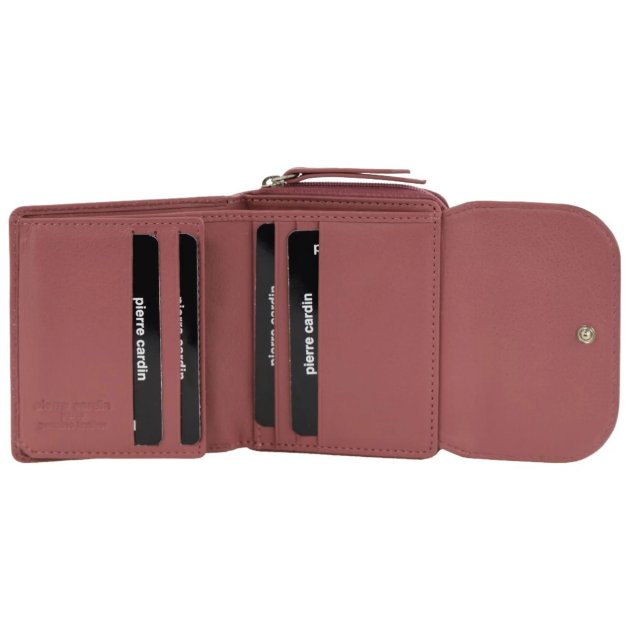Pierre Cardin Ladies Leather Tri-Fold Tab Wallet - Image 3