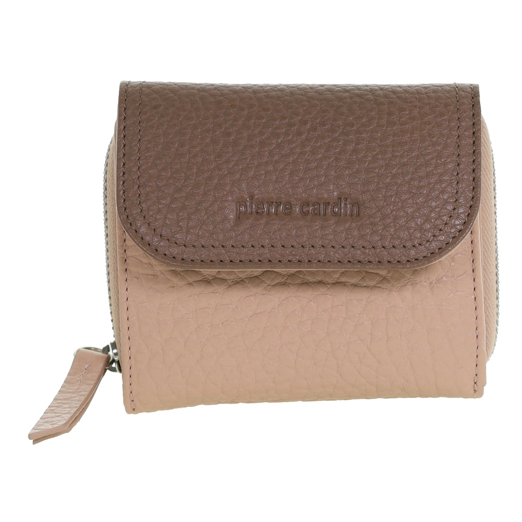 Pierre Cardin Ladies Leather Tri-Fold Tab Wallet