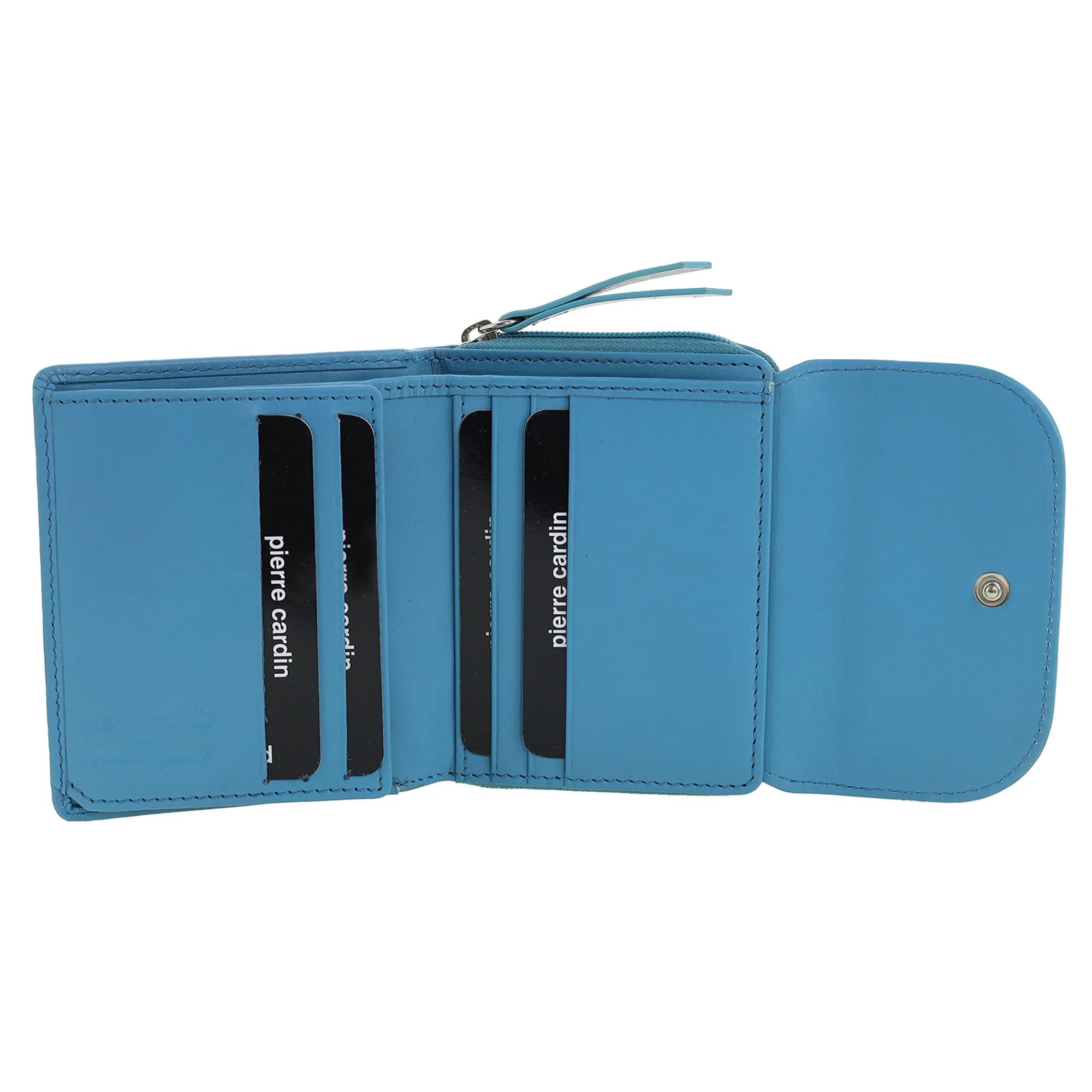 Pierre Cardin Ladies Leather Tri-Fold Tab Wallet - Image 3