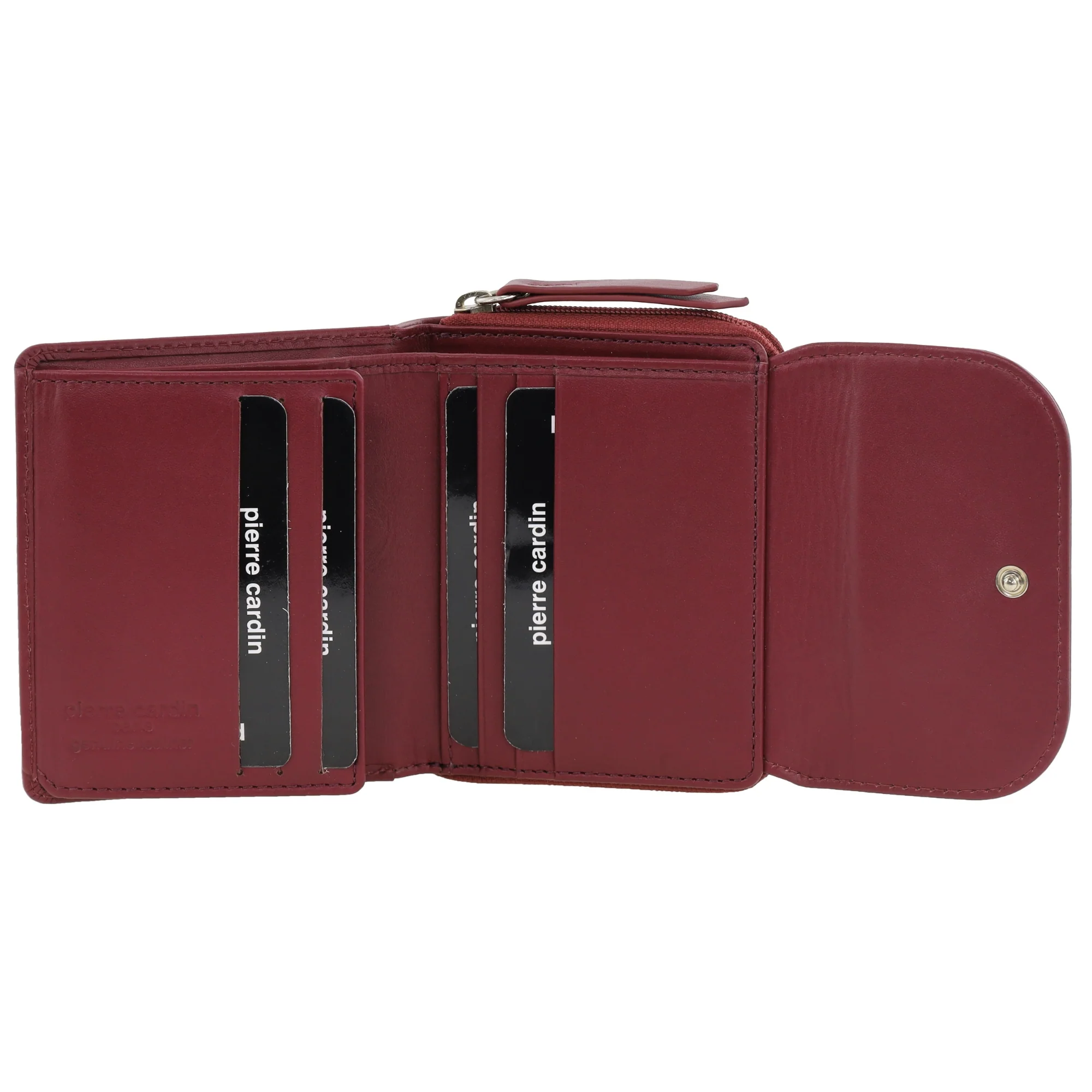 Pierre Cardin Ladies Leather Tri-Fold Tab Wallet - Image 3