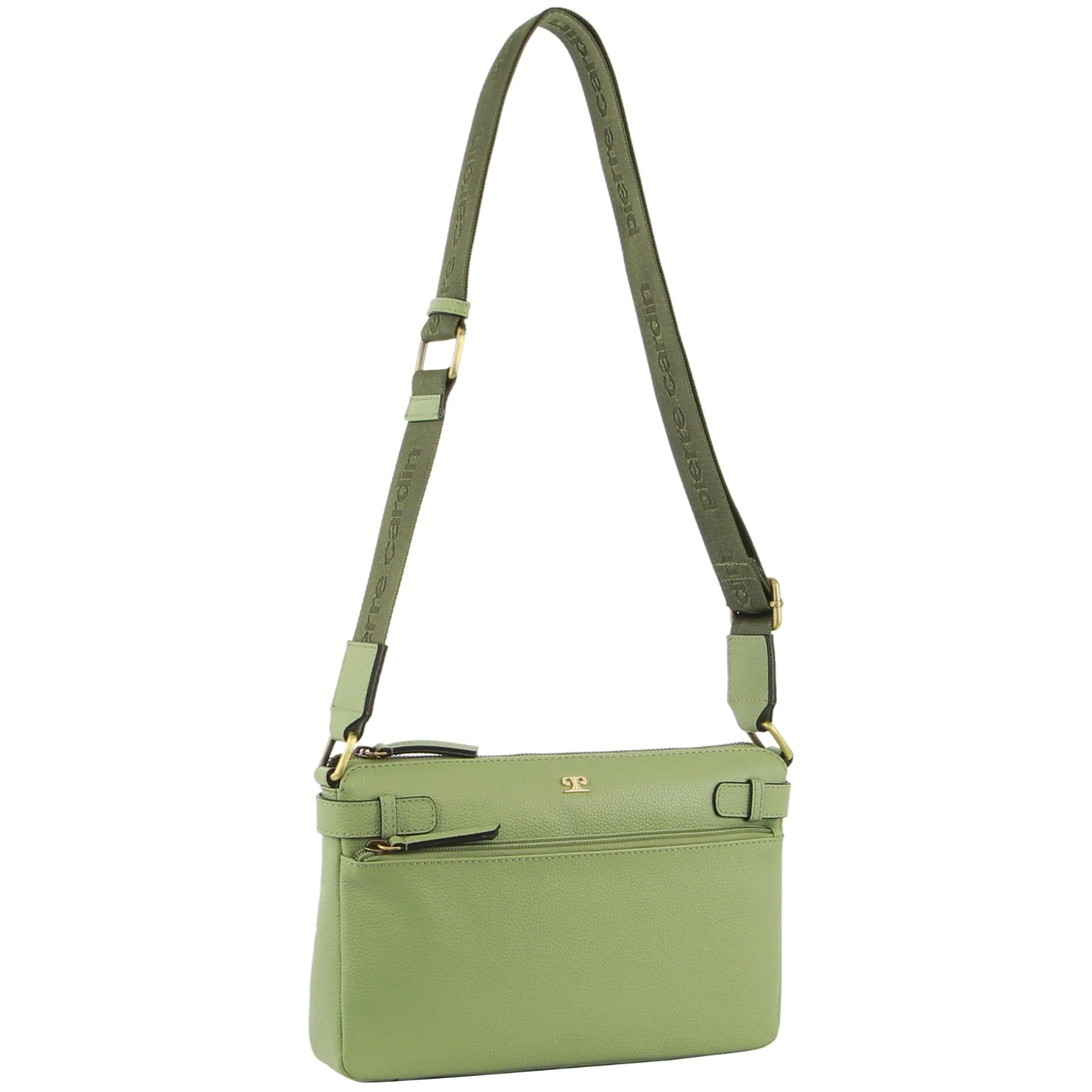 Pierre Cardin Ladies Leather Webbing Strap Handbag