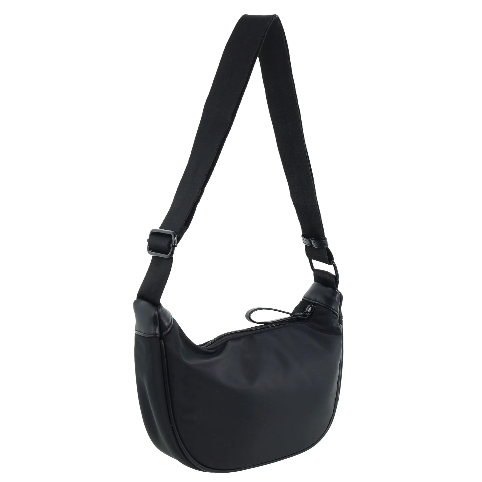 Pierre Cardin Ladies Nylon Crescent Cross-Body Bag - Image 5