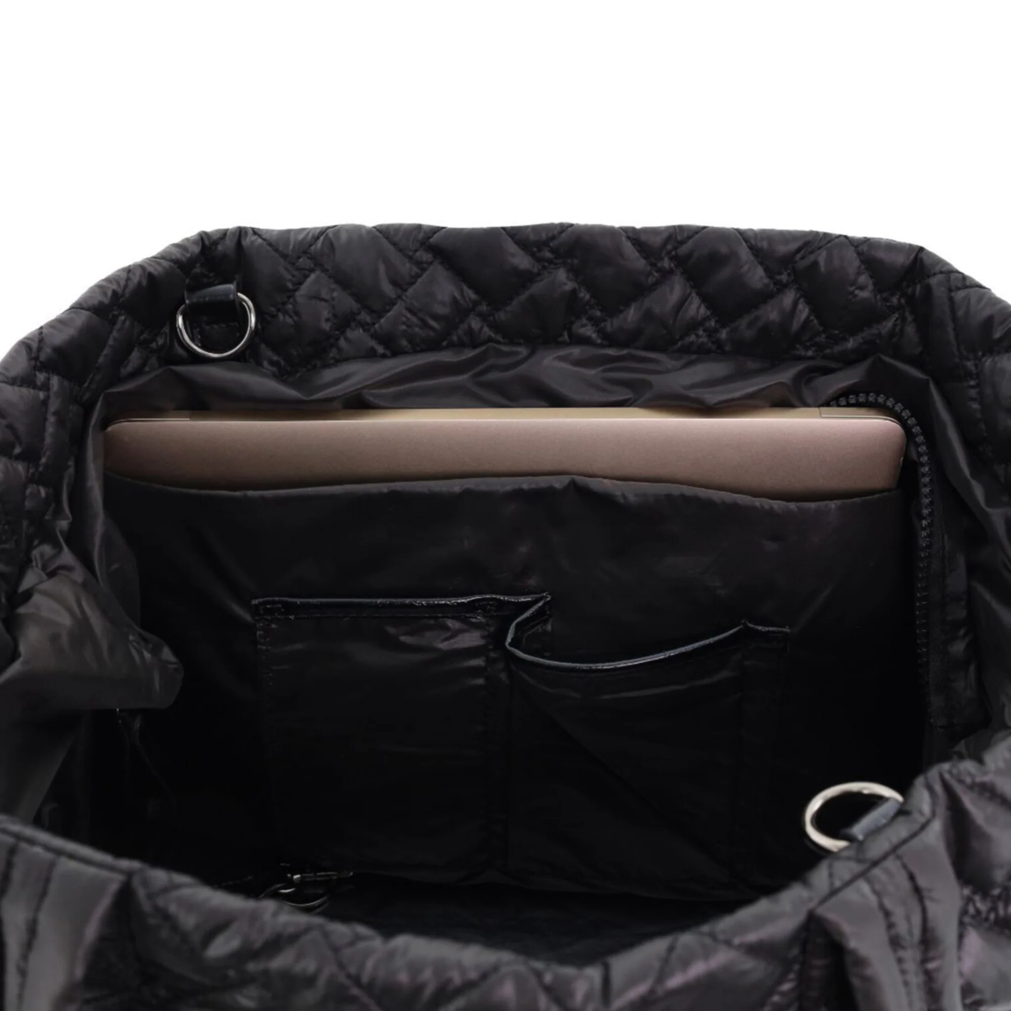 Pierre Cardin Ladies Nylon Quilted Tote Bag - Image 4