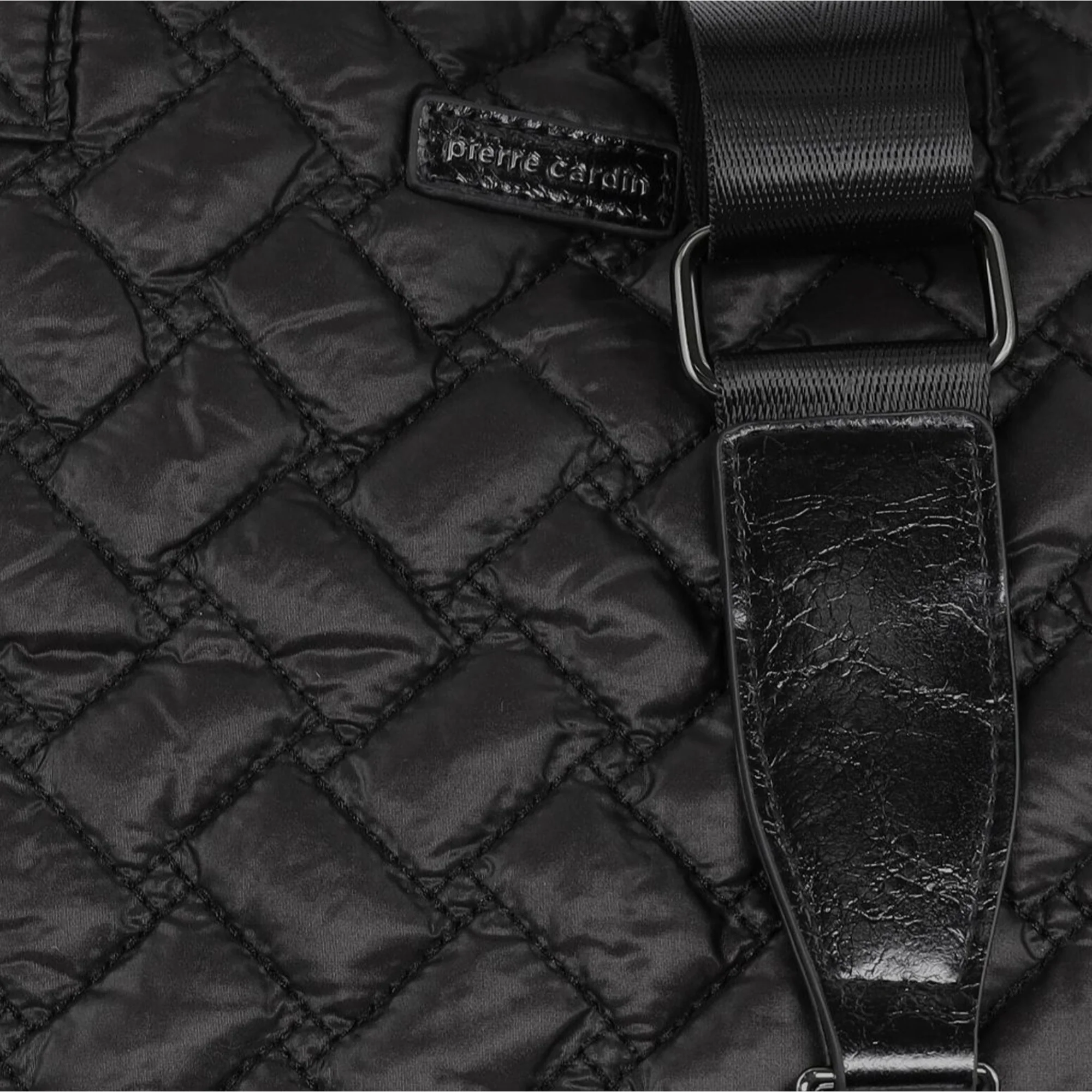 Pierre Cardin Ladies Nylon Small Quilted Tote Bag - Image 6
