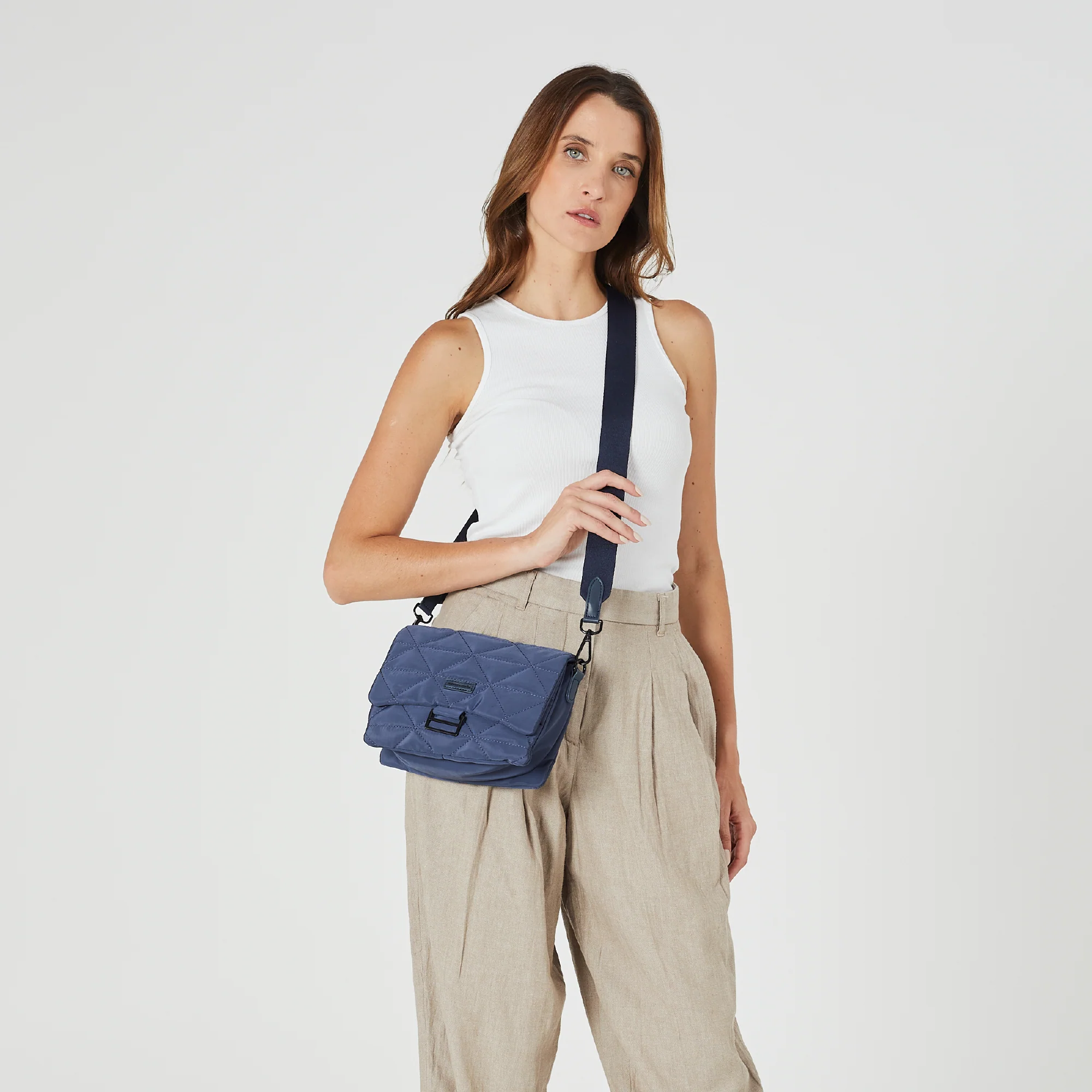 Pierre Cardin Ladies Nylon Quilted Cross-Body Bag - Image 2