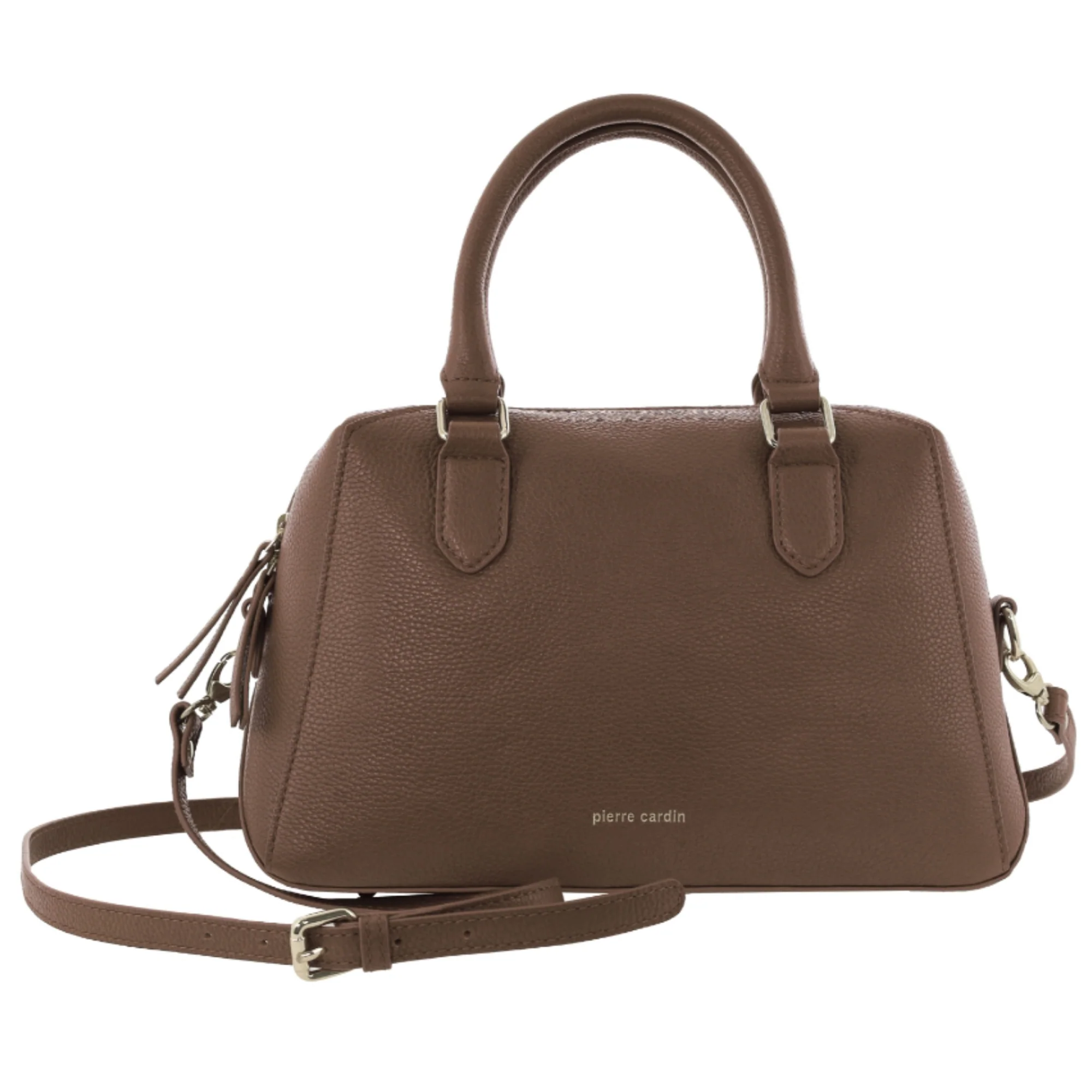 Pierre Cardin Ladies Leather Tote Crossbody Bag - Image 4