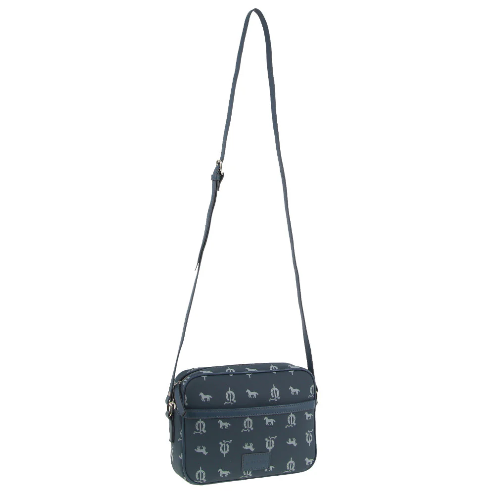 Pierre Cardin Canvas/Leather Trim Square Cross-body Bag - Image 4