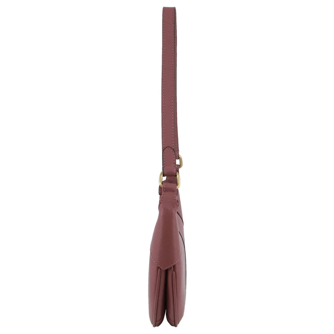 Pierre Cardin Leather Ladies Crescent Shoulder Bag - Image 2