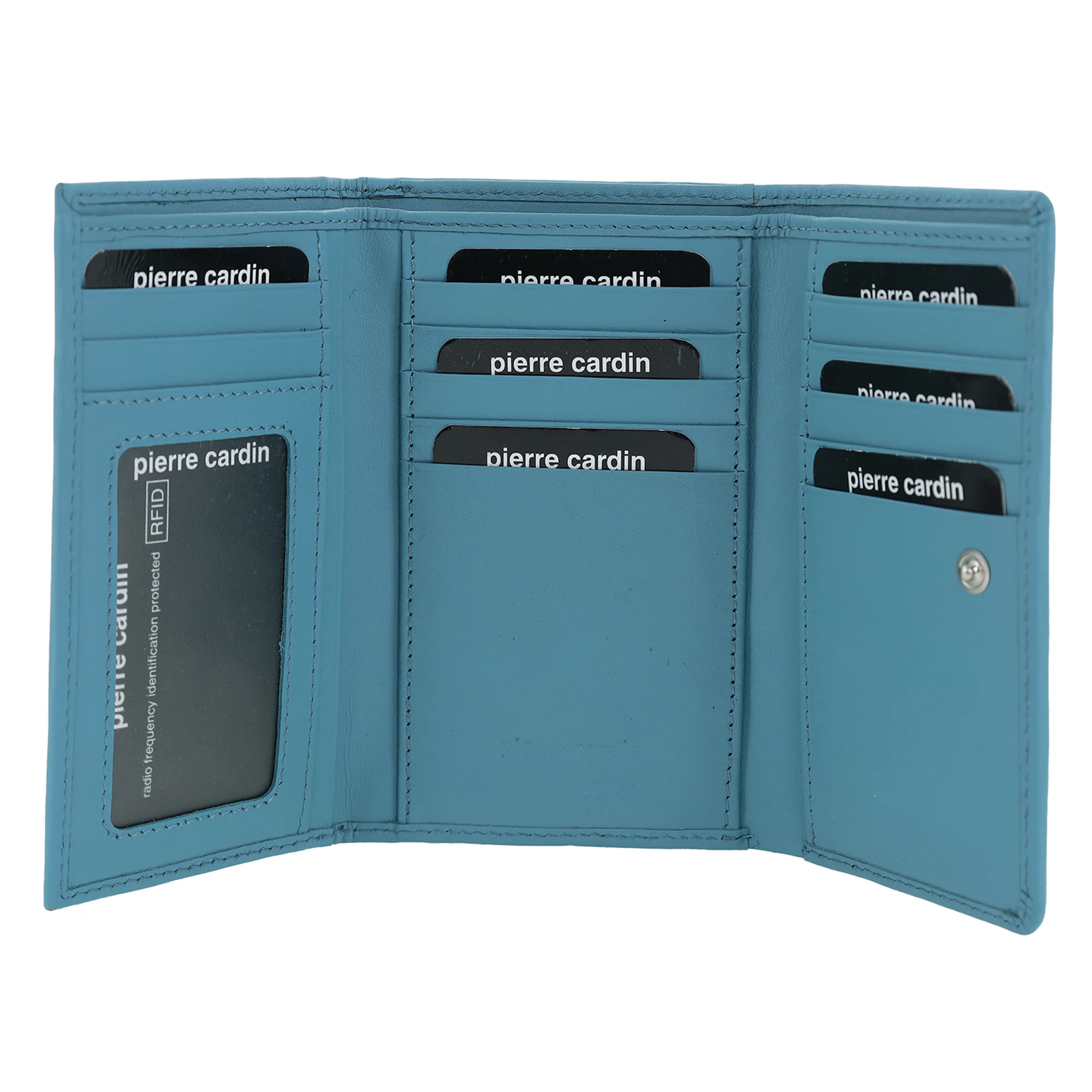 Pierre Cardin Leather Ladies Tri-Fold Wallet - Image 2
