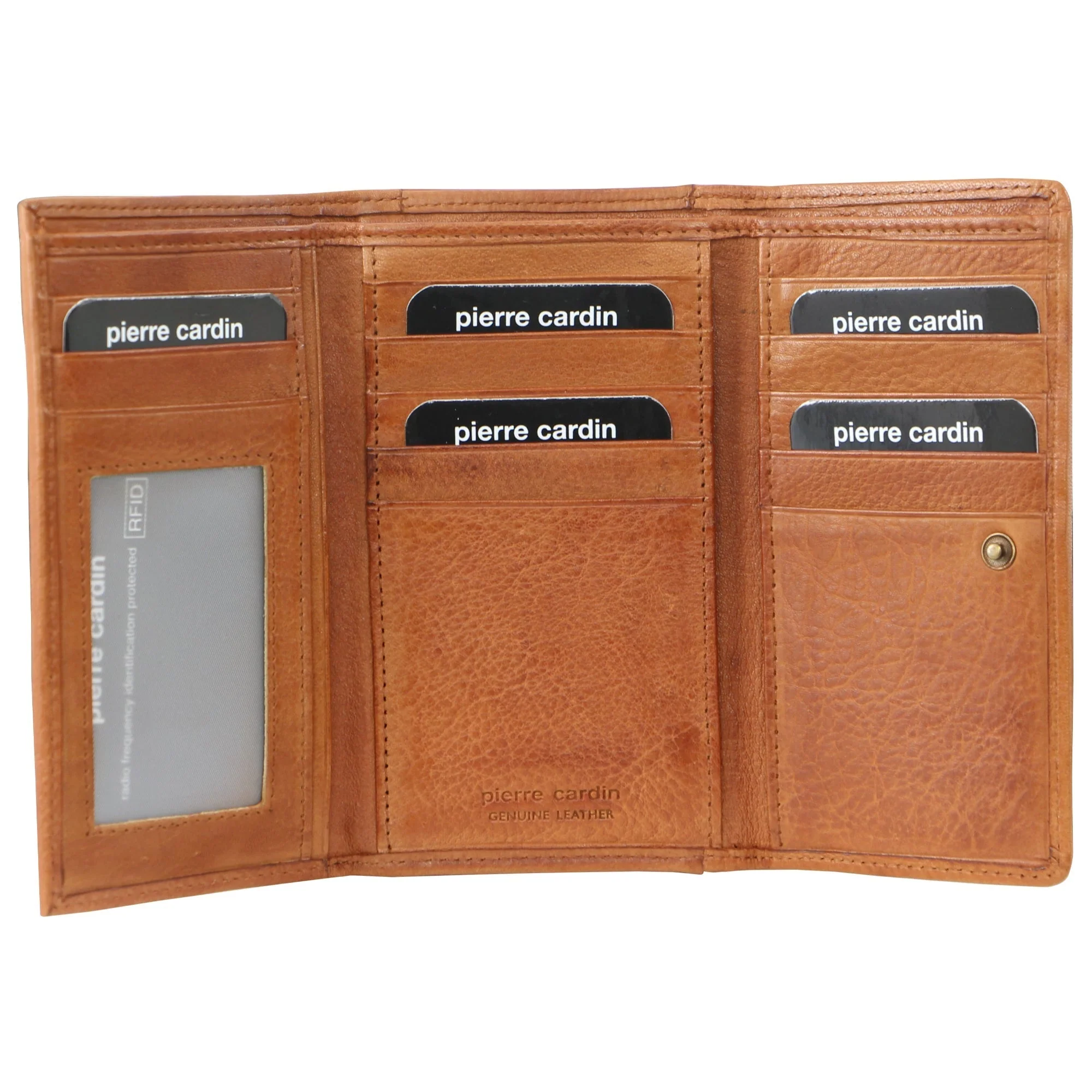 Pierre Cardin Leather Ladies Tri-Fold Wallet - Image 2