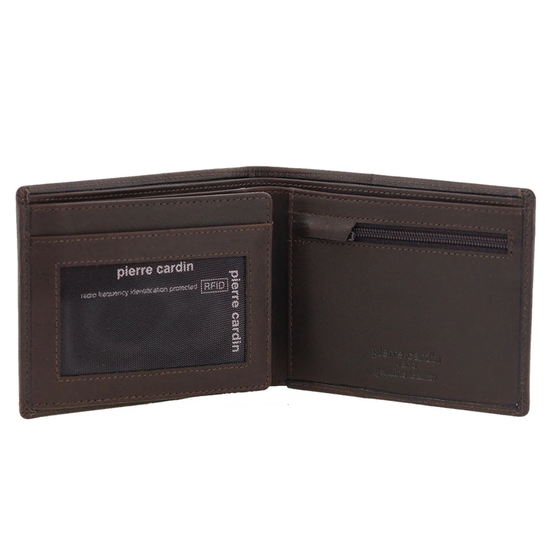 Pierre Cardin Leather Men's Bi-Fold Wallet - Image 3