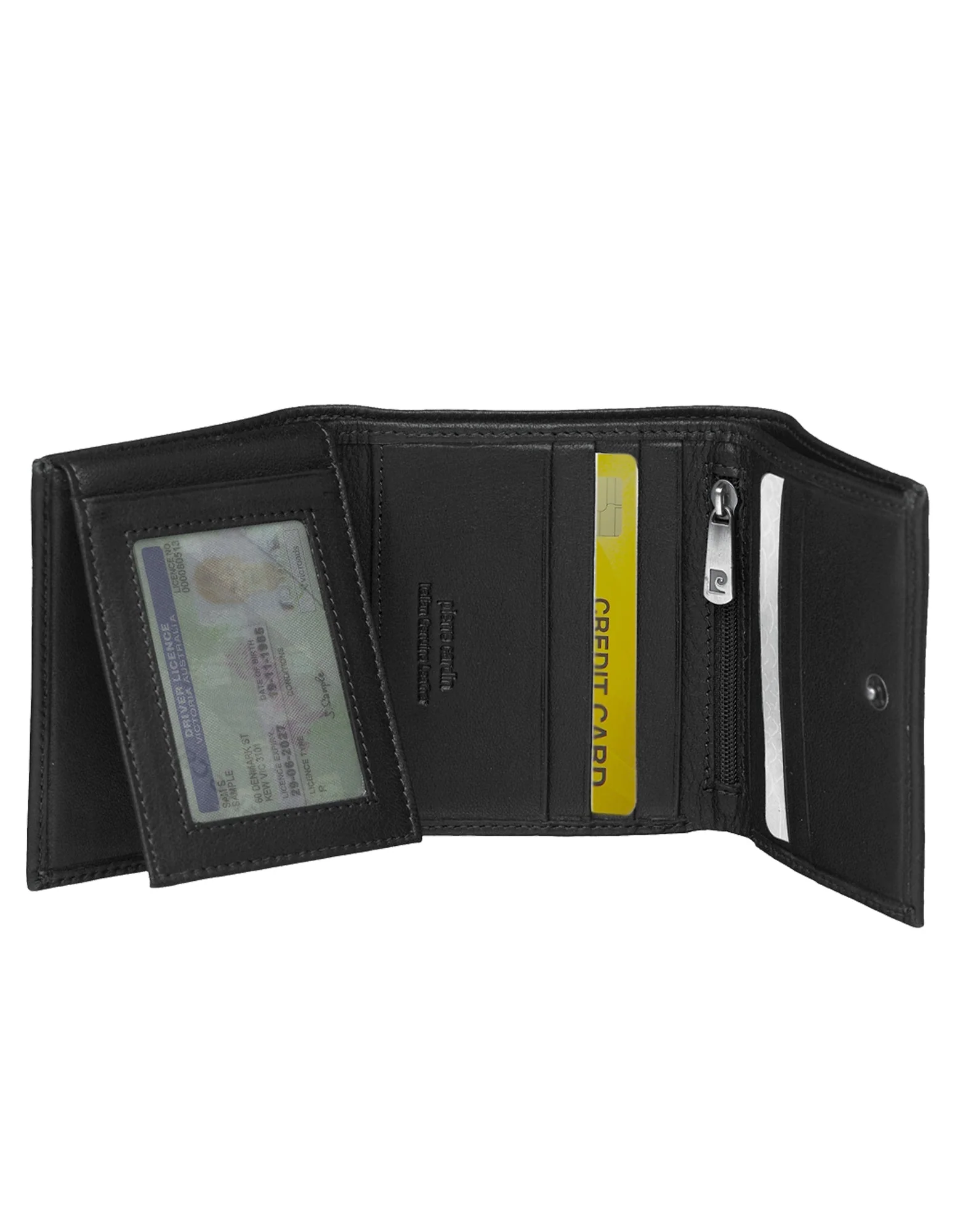 Pierre Cardin Leather Men's Tri-Fold Wallet - Image 2