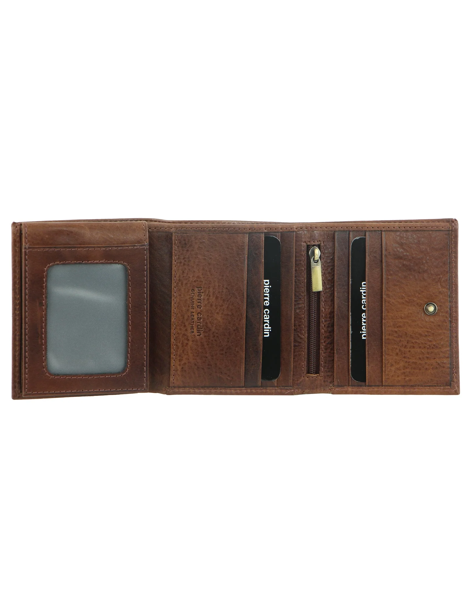 Pierre Cardin Leather Men's Tri-Fold Wallet - Image 2