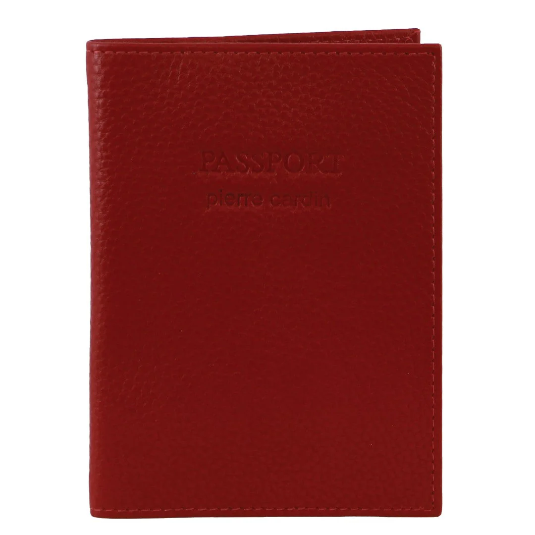Pierre Cardin Leather Passport Wallet Cover