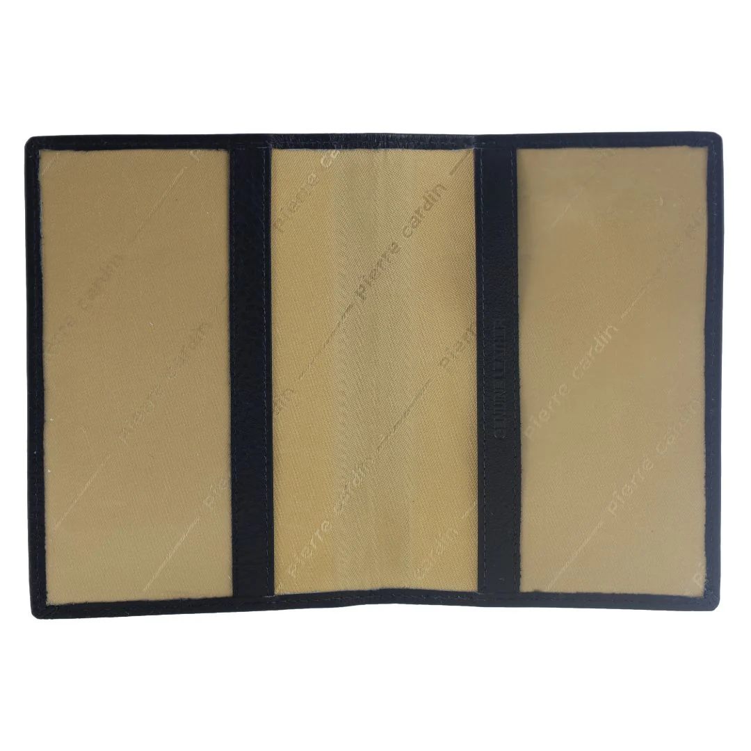 Pierre Cardin Leather Passport Wallet Cover - Image 2
