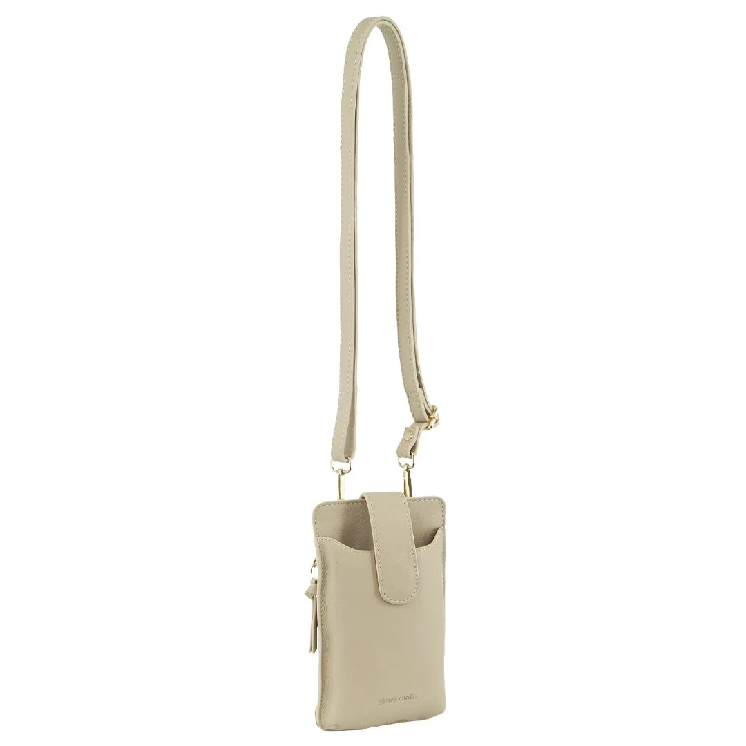 Pierre Cardin Leather Phone Bag