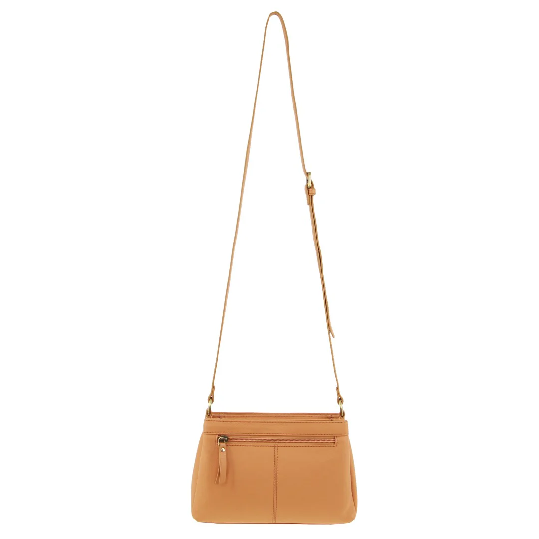 Pierre Cardin Leather Pleated Design Crossbody Bag - Image 4