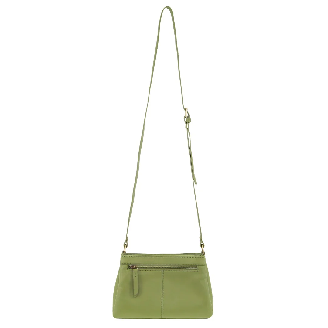 Pierre Cardin Leather Pleated Design Crossbody Bag - Image 4