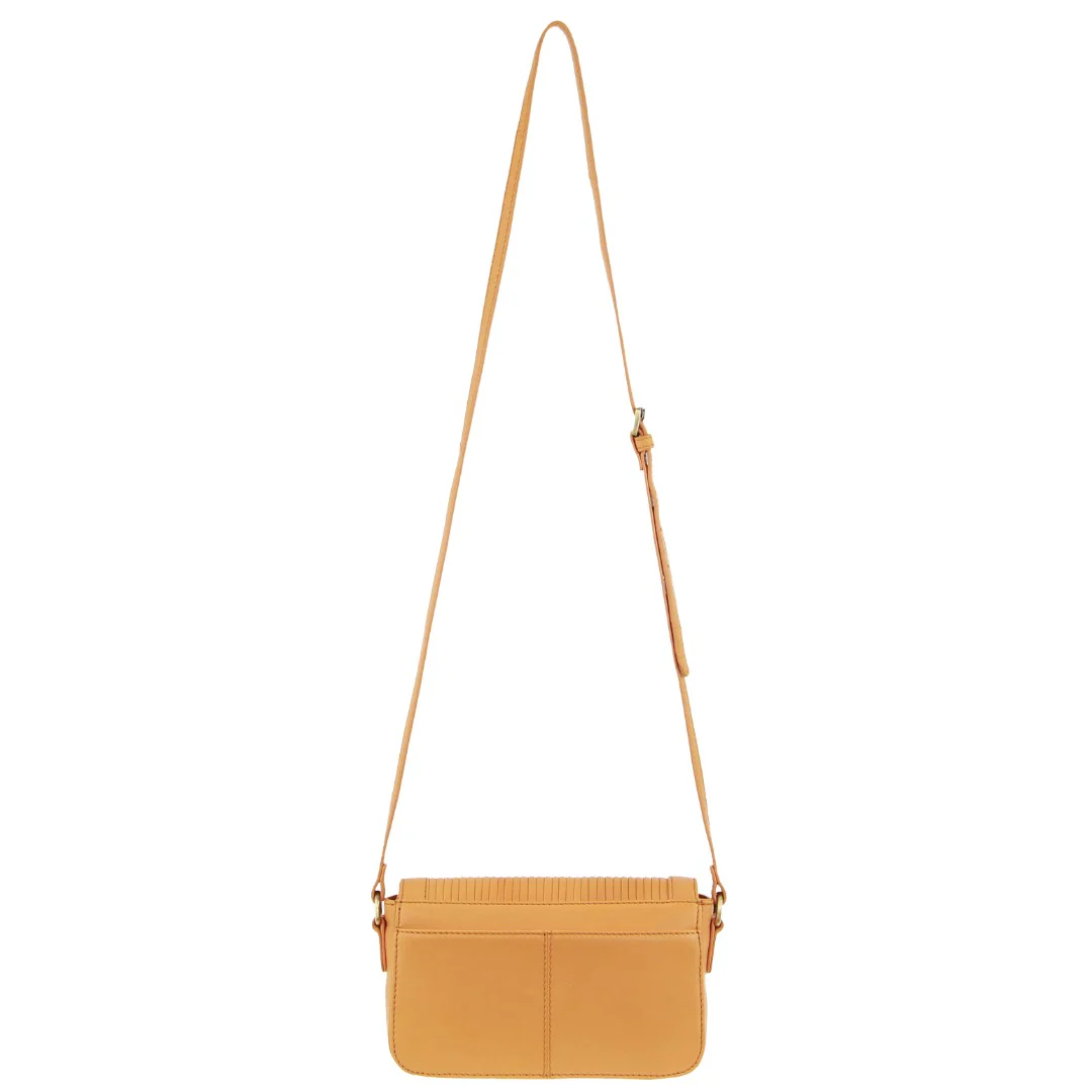 Pierre Cardin Leather Pleated Design Crossbody Bag - Image 3