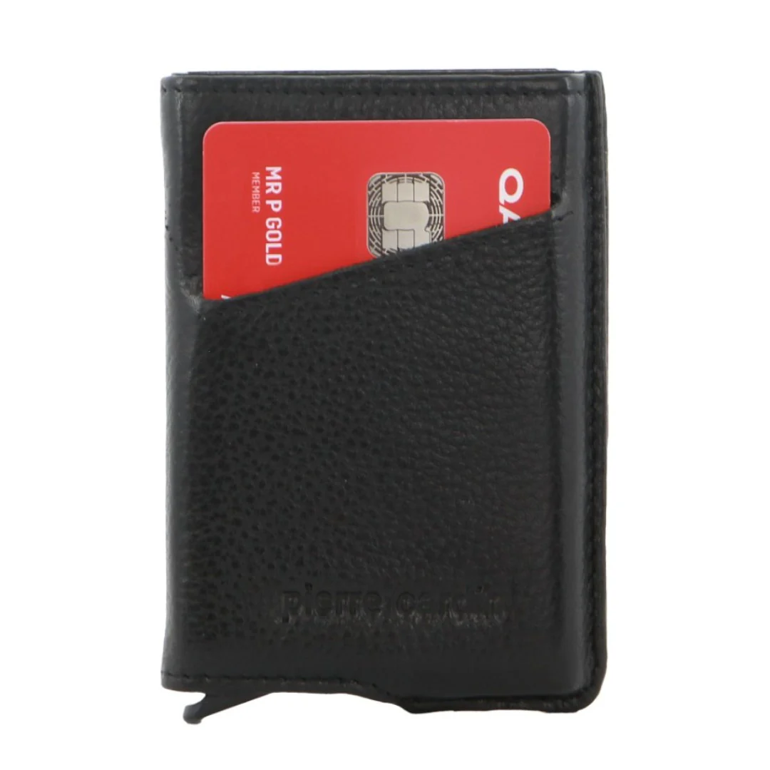 Pierre Cardin Leather Smart Slide Card Holder Tab Wallet - Image 2