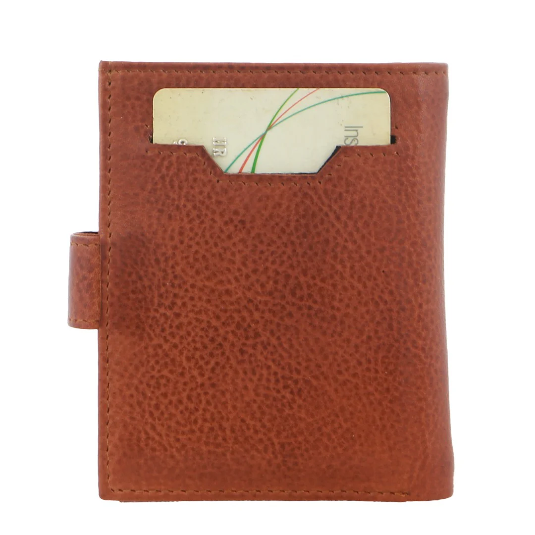 Pierre Cardin Leather Smart Slide Card Holder Tab Wallet - Image 4