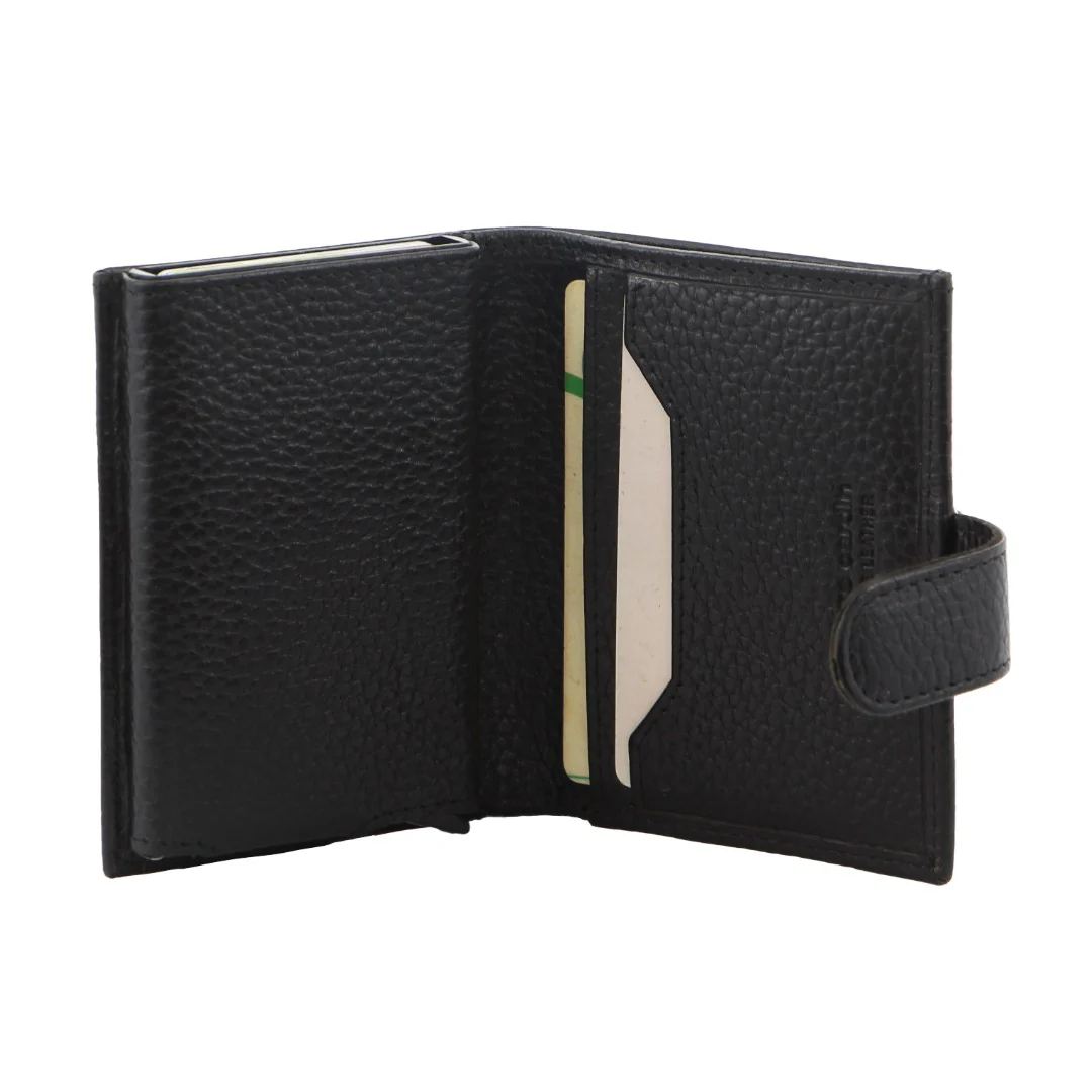 Pierre Cardin Leather Smart Slide Card Holder Tab Wallet - Image 2