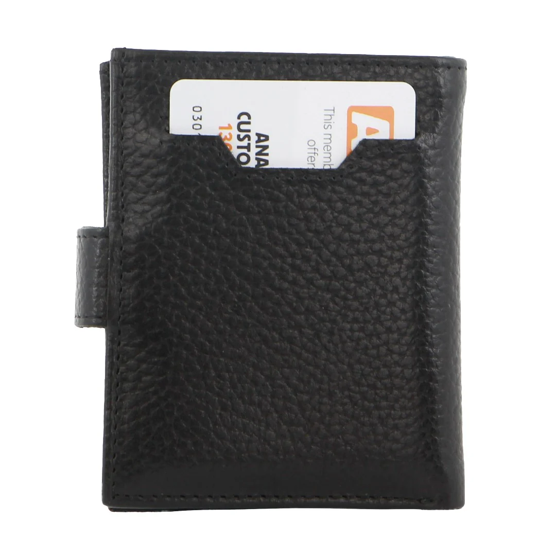 Pierre Cardin Leather Smart Slide Card Holder Tab Wallet - Image 4