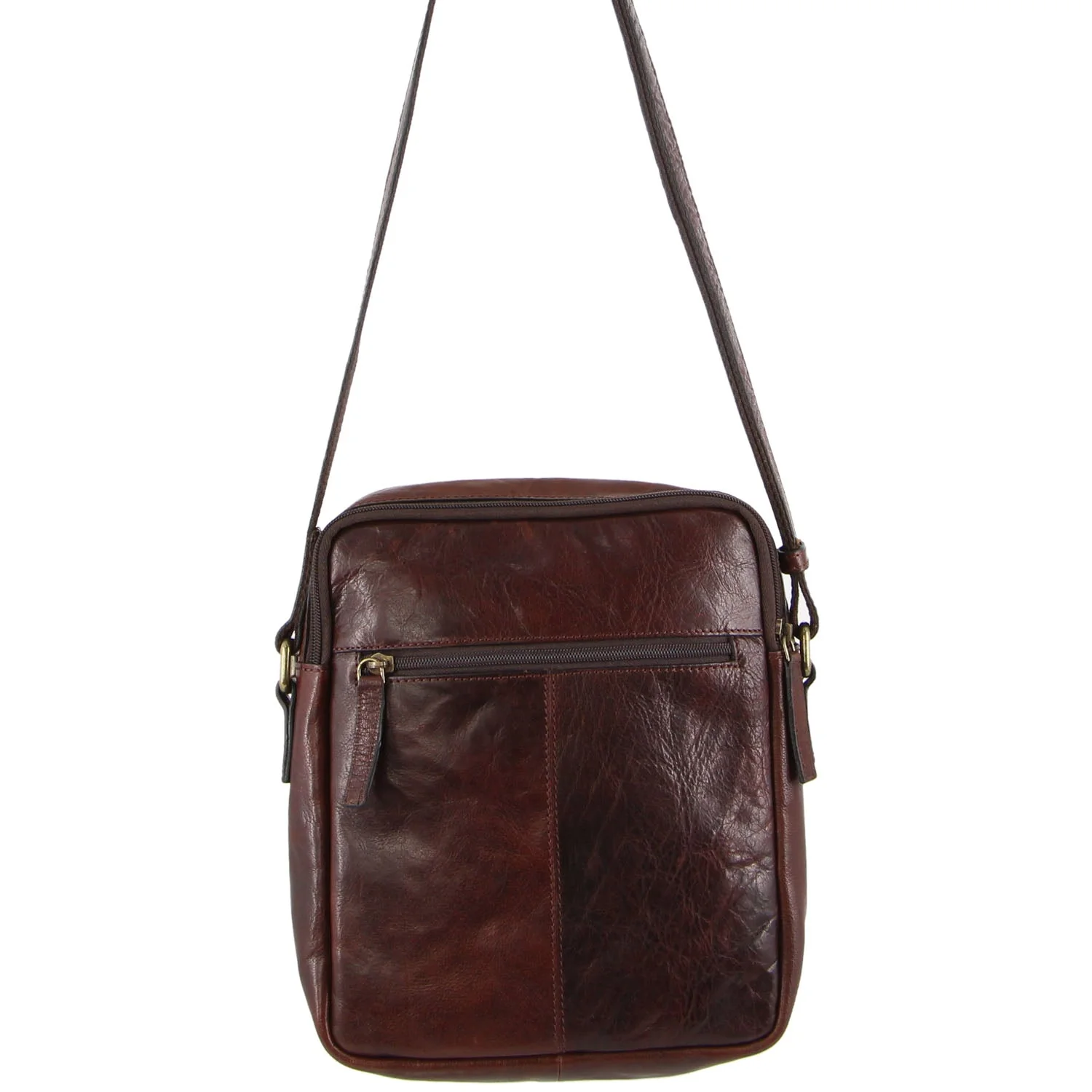 Pierre Cardin Leather Unisex Cross-Body Bag - Image 4