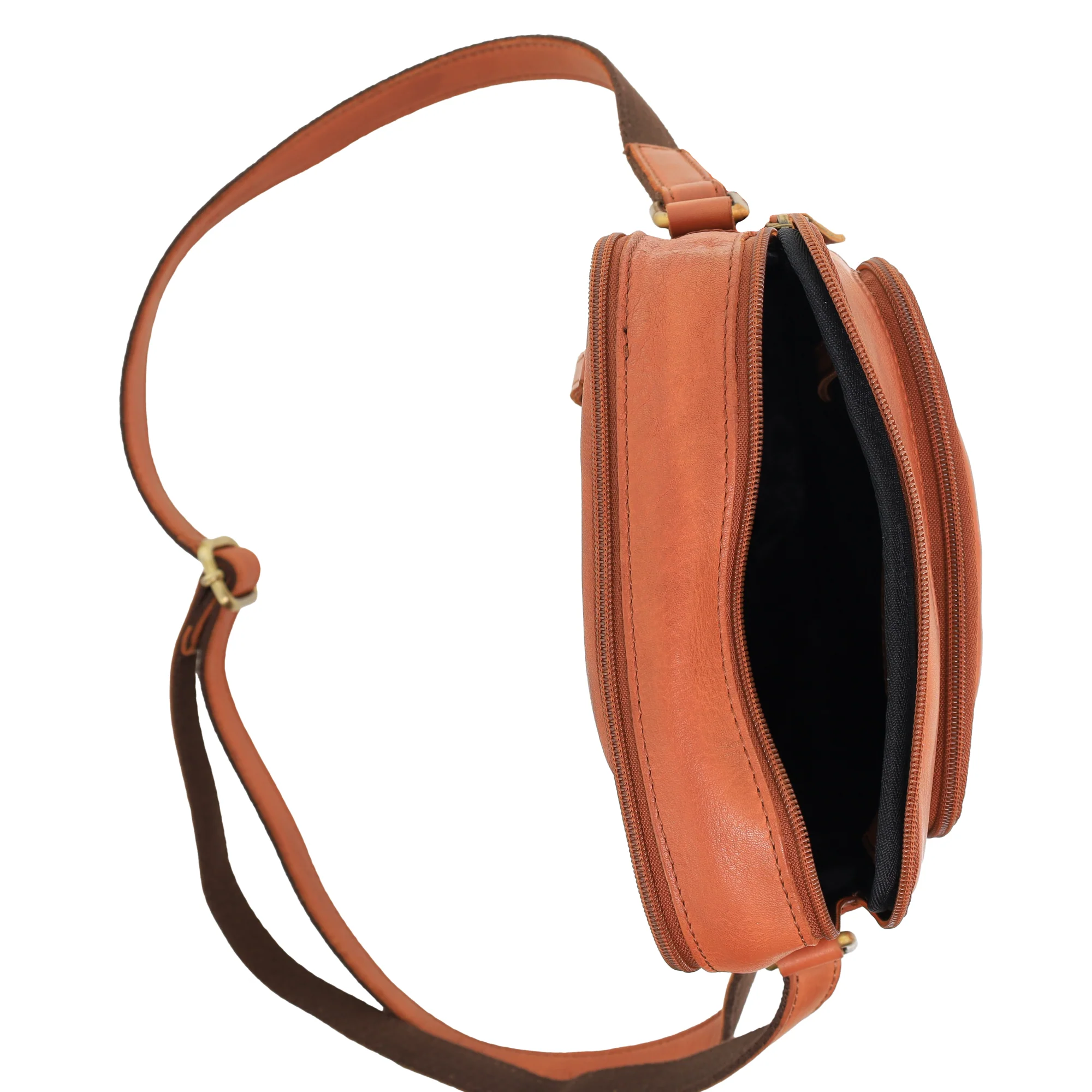 Pierre Cardin Leather Unisex Cross-Body Bag - Image 4