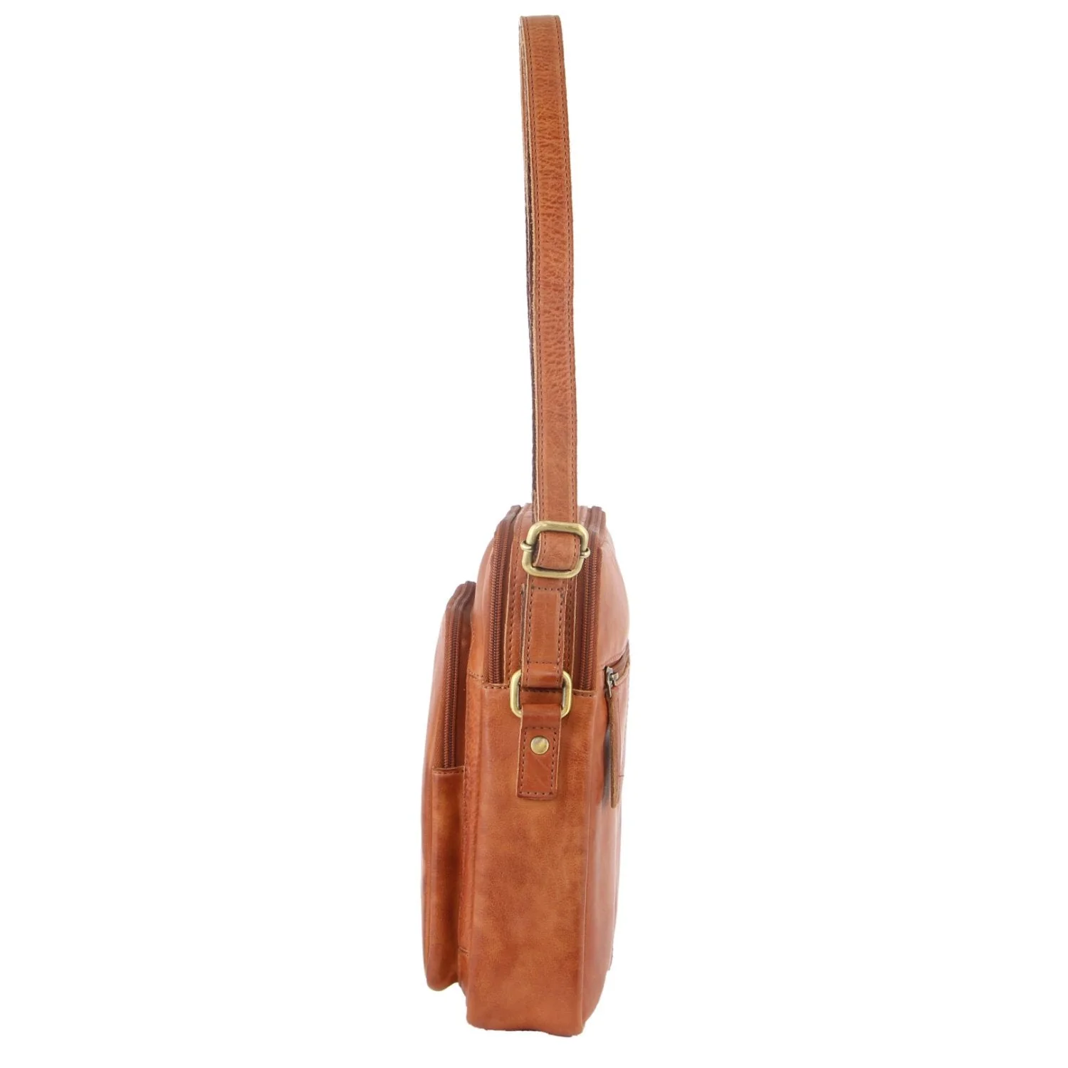 Pierre Cardin Leather Unisex Cross-Body Bag - Image 5