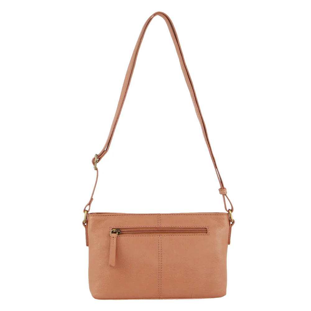 Pierre Cardin Leather Woven Design Crossbody Bag - Image 3