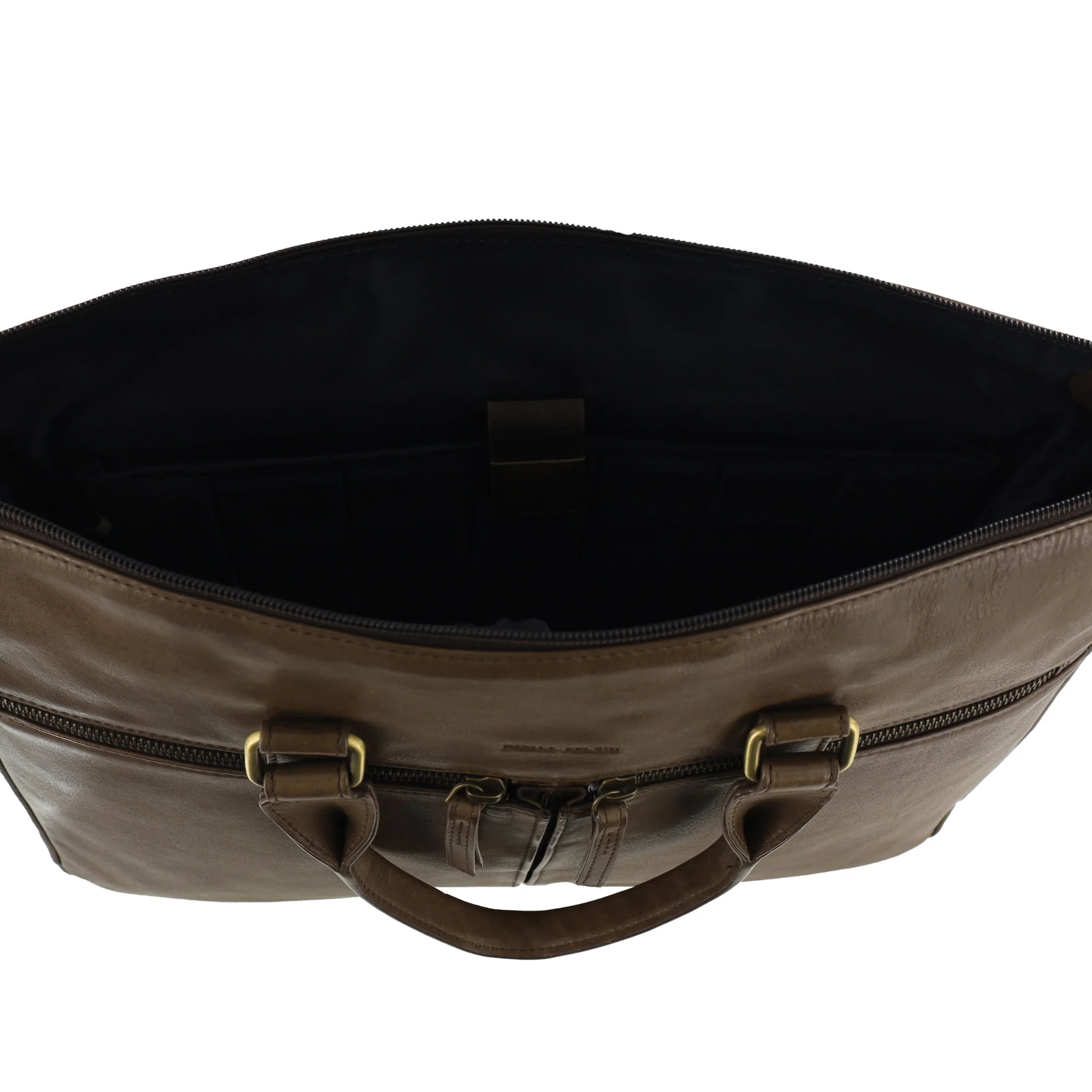 Pierre Cardin Men's Italian Leather Business Briefcase/Messenger Bag - Image 2