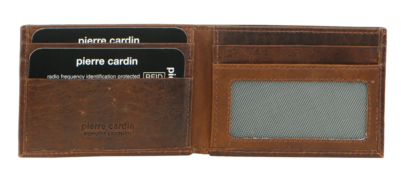 Pierre Cardin Italian Leather Bi-Fold Men's Wallet - Image 2
