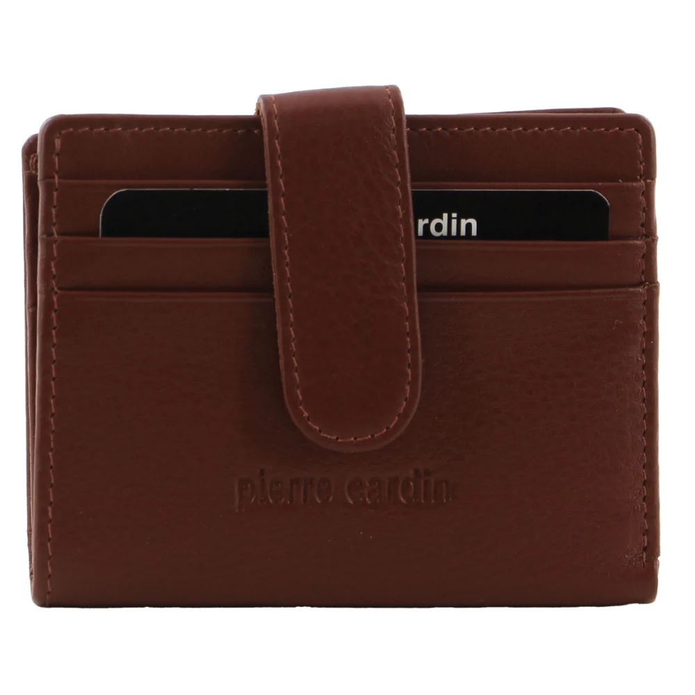 Pierre Cardin Men's Leather Bi-Fold Card Holder/Wallet