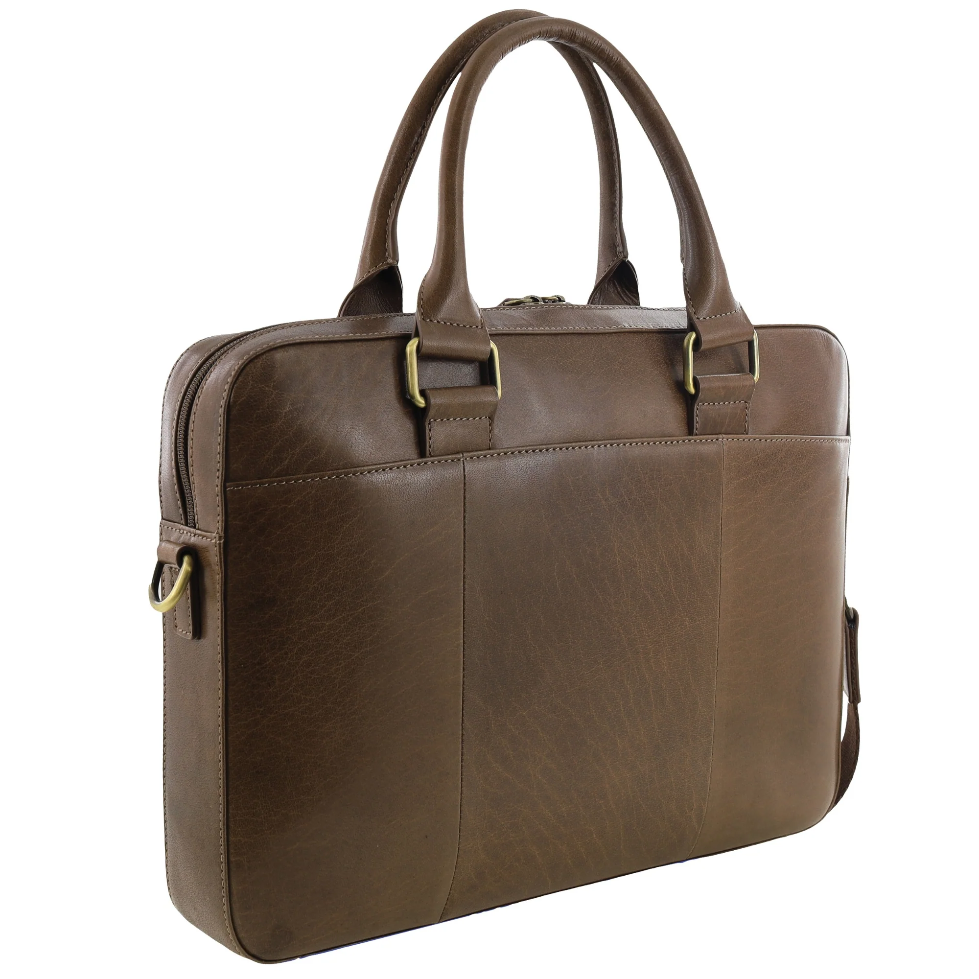 Pierre Cardin Men's Leather Business Satchel Bag - Image 4