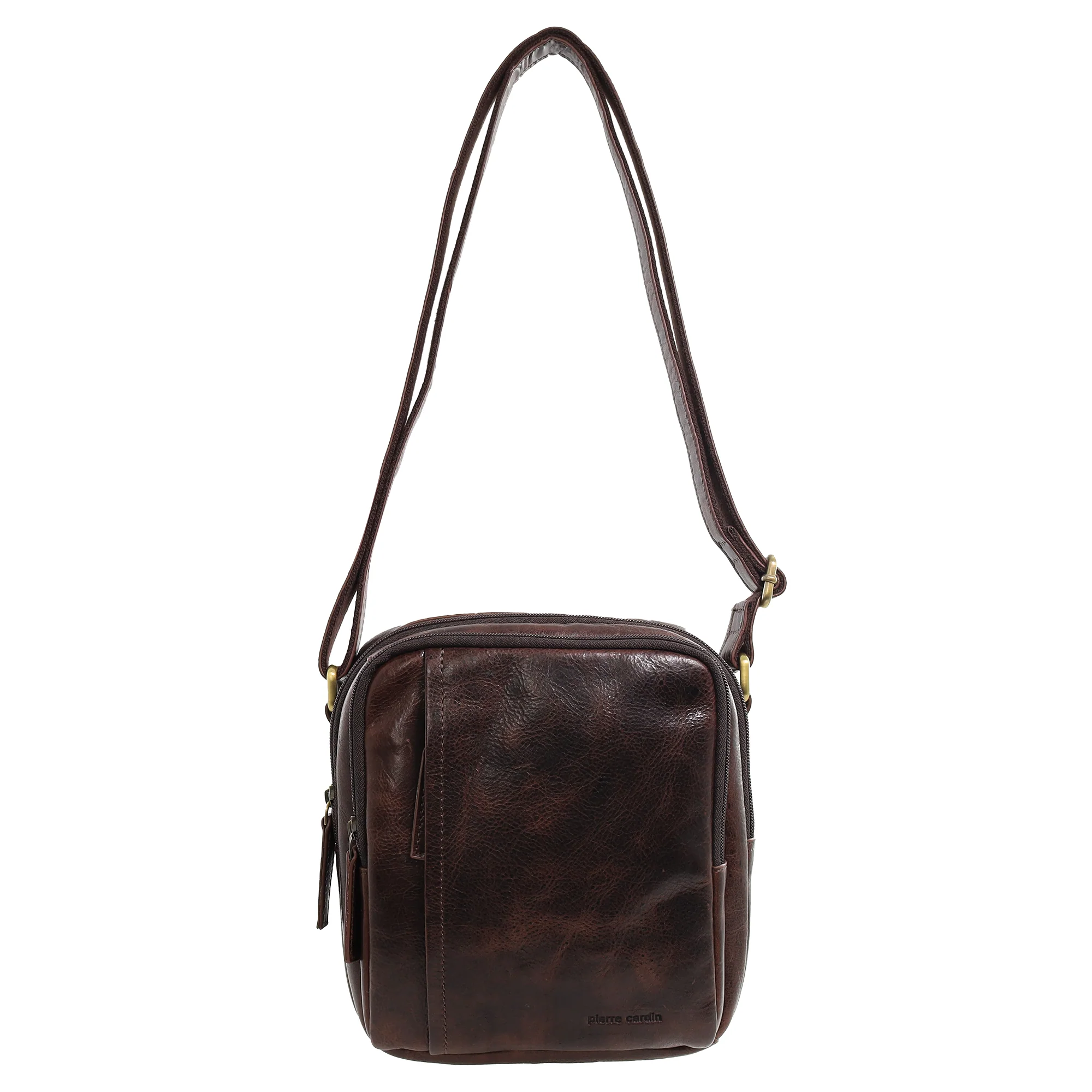 Pierre Cardin Men's Leather Classic Cross-Body Bag - Image 3