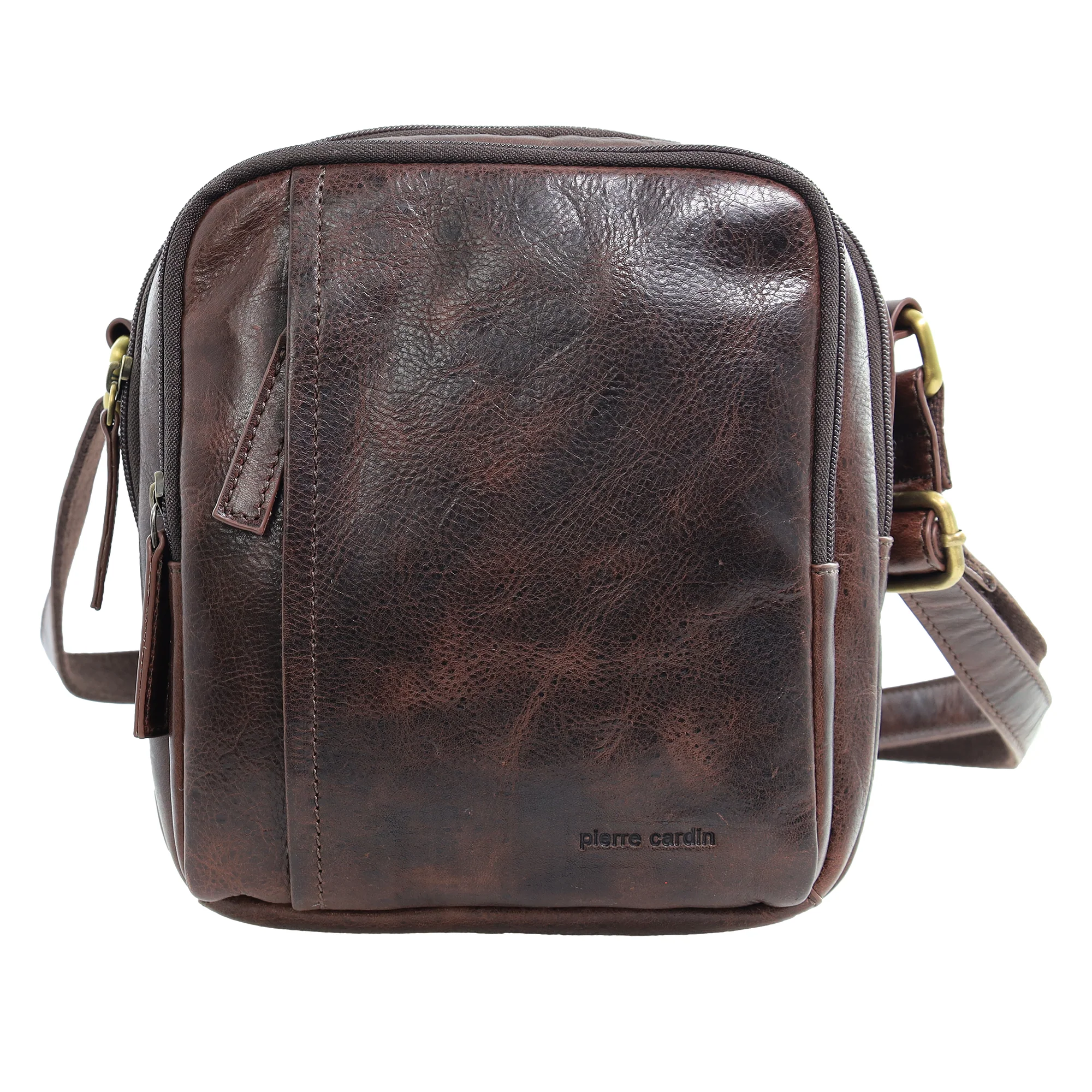 Pierre Cardin Men's Leather Classic Cross-Body Bag - Image 4