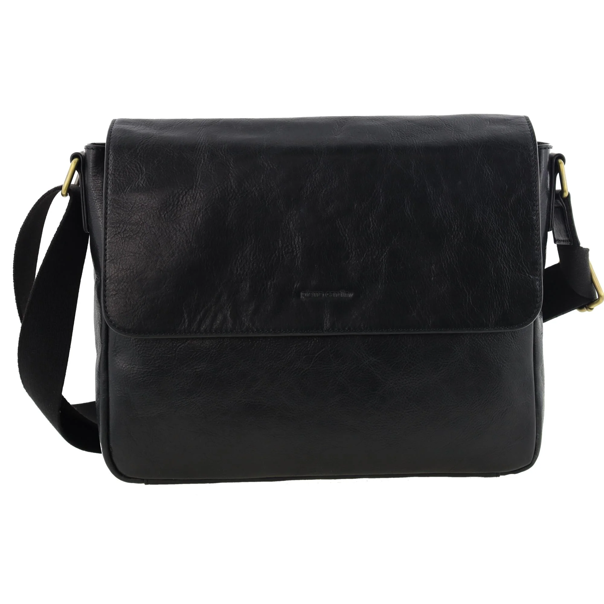 Pierre Cardin Men's Leather Classic Messenger/Computer Bag - Image 4