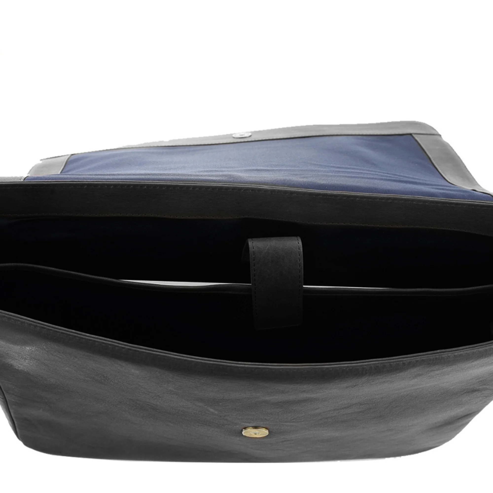 Pierre Cardin Mens Leather Messenger Bag - Image 2