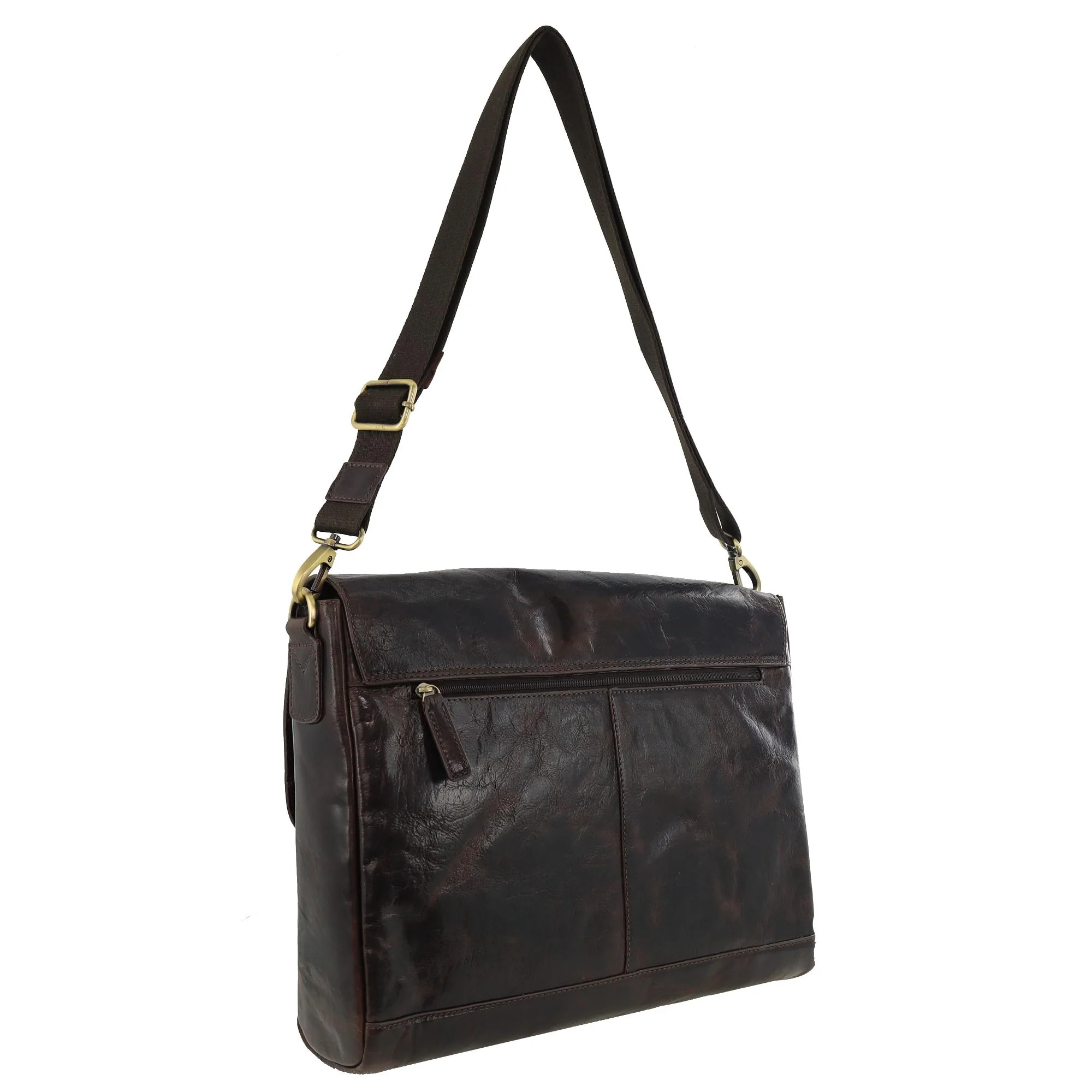Pierre Cardin Men's Leather Computer Bag - Image 5