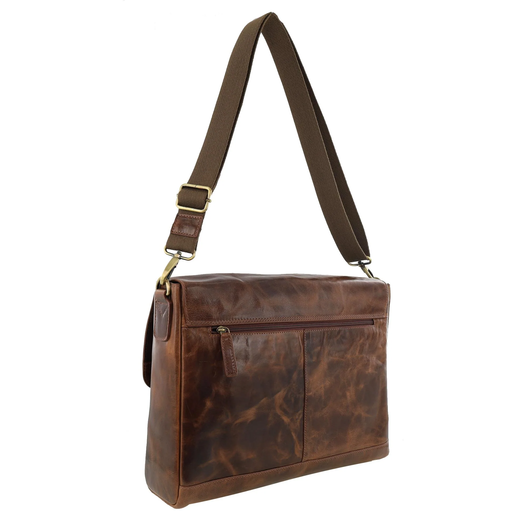 Pierre Cardin Men's Leather Computer Bag - Image 4