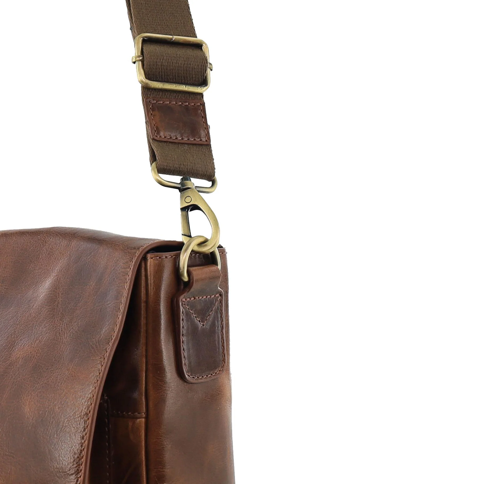 Pierre Cardin Men's Leather Computer Bag - Image 5