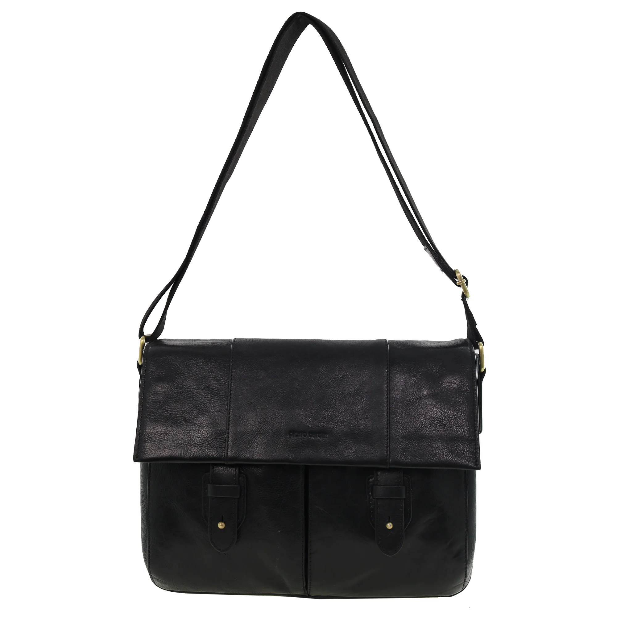 Pierre Cardin Men's Leather Messenger Bag - Image 3
