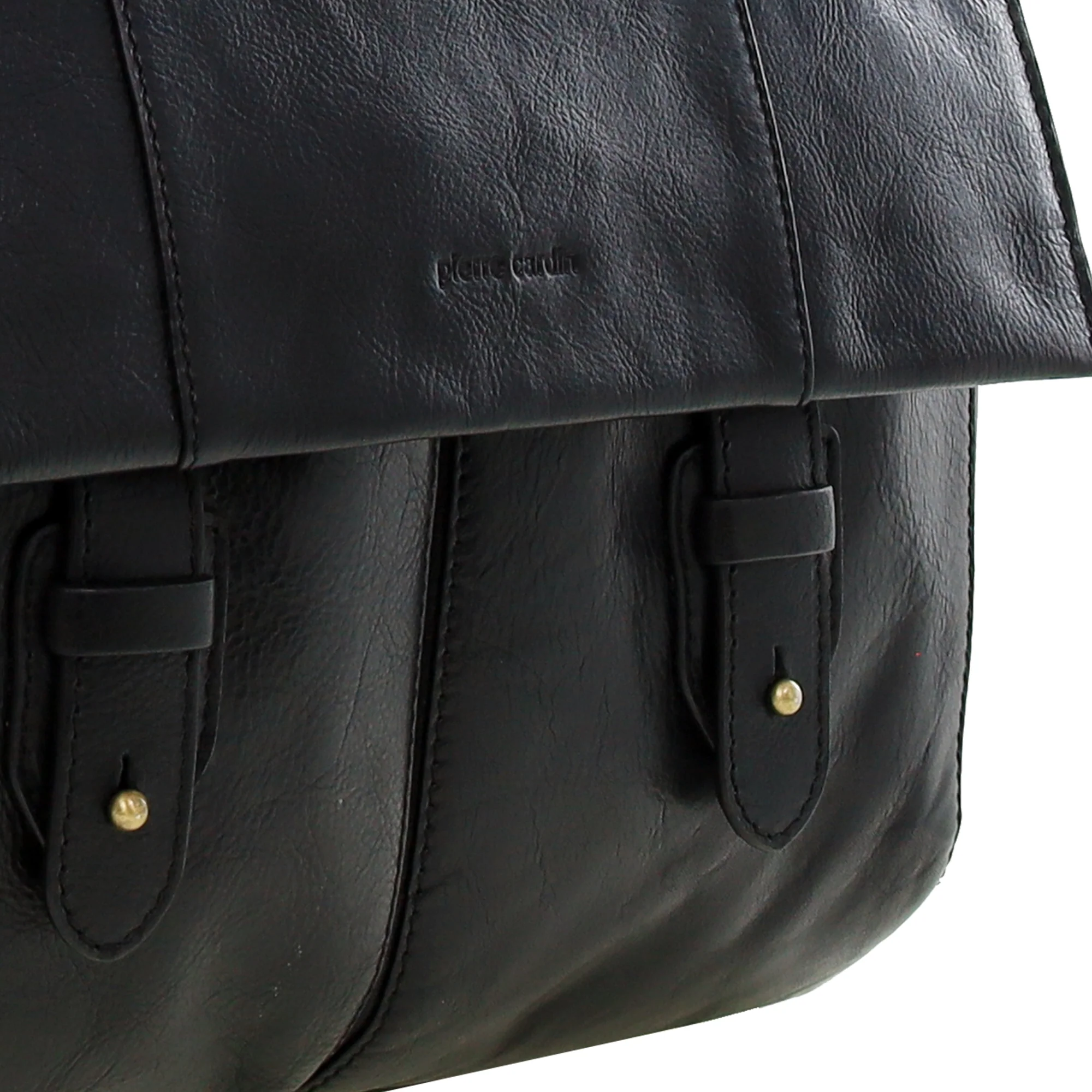 Pierre Cardin Men's Leather Messenger Bag - Image 5