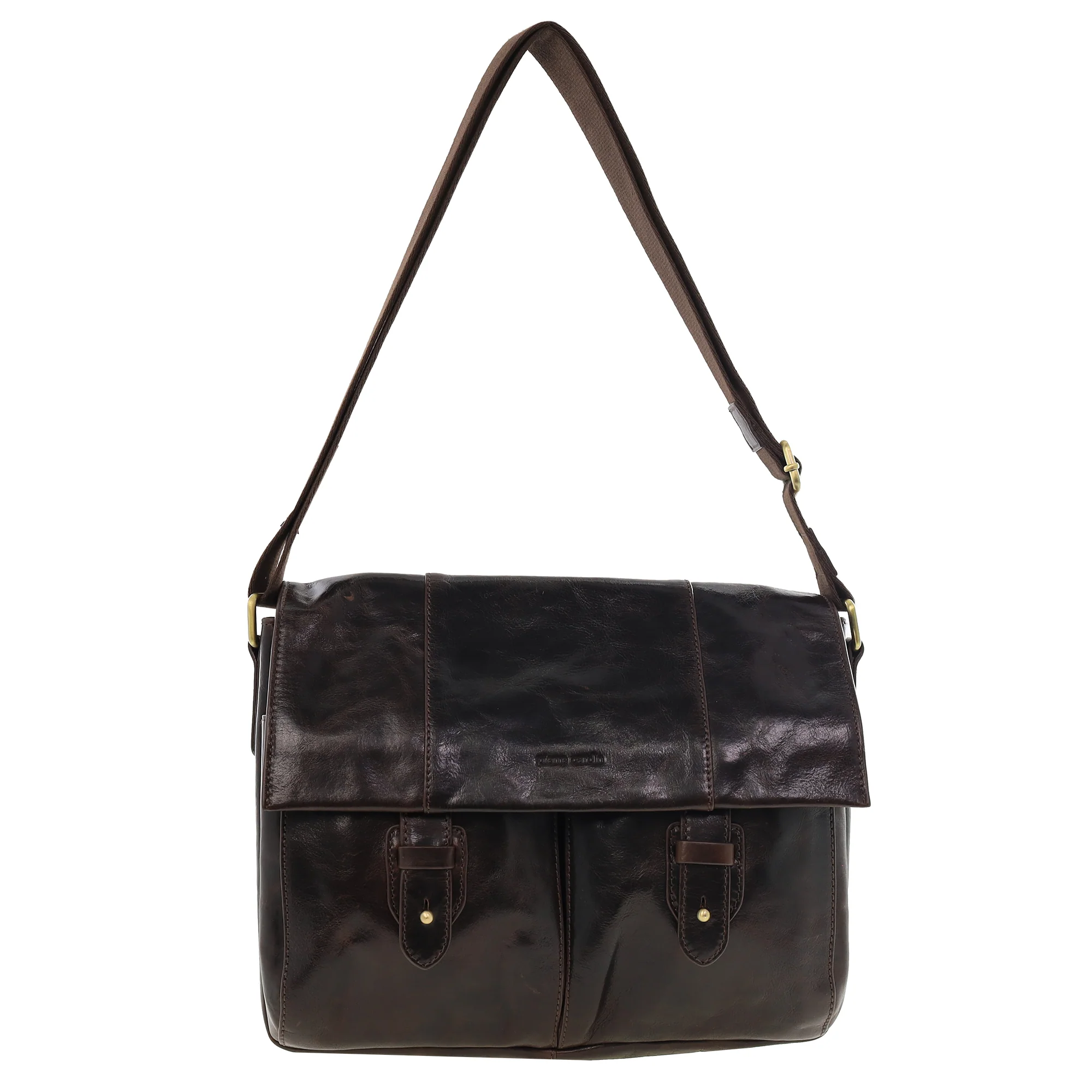 Pierre Cardin Men's Leather Messenger Bag - Image 3