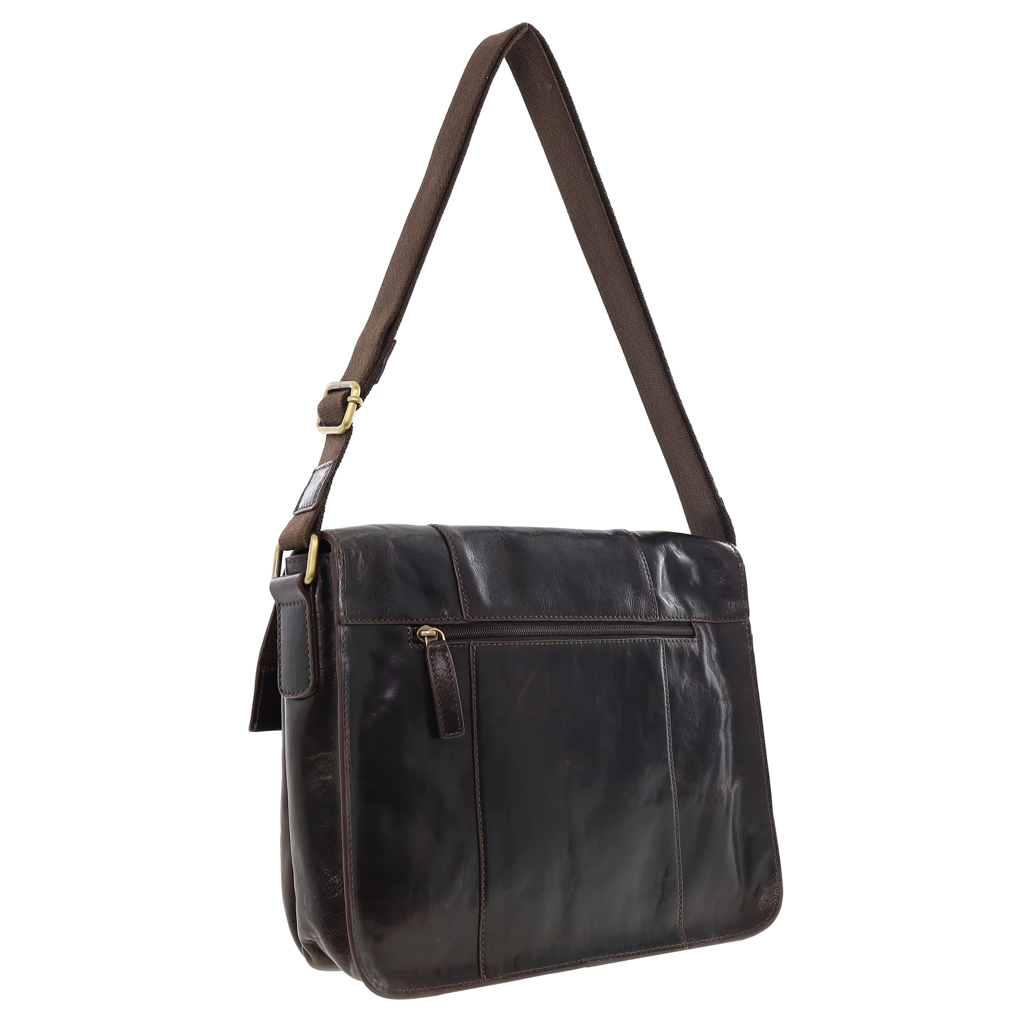Pierre Cardin Men's Leather Messenger Bag - Image 4