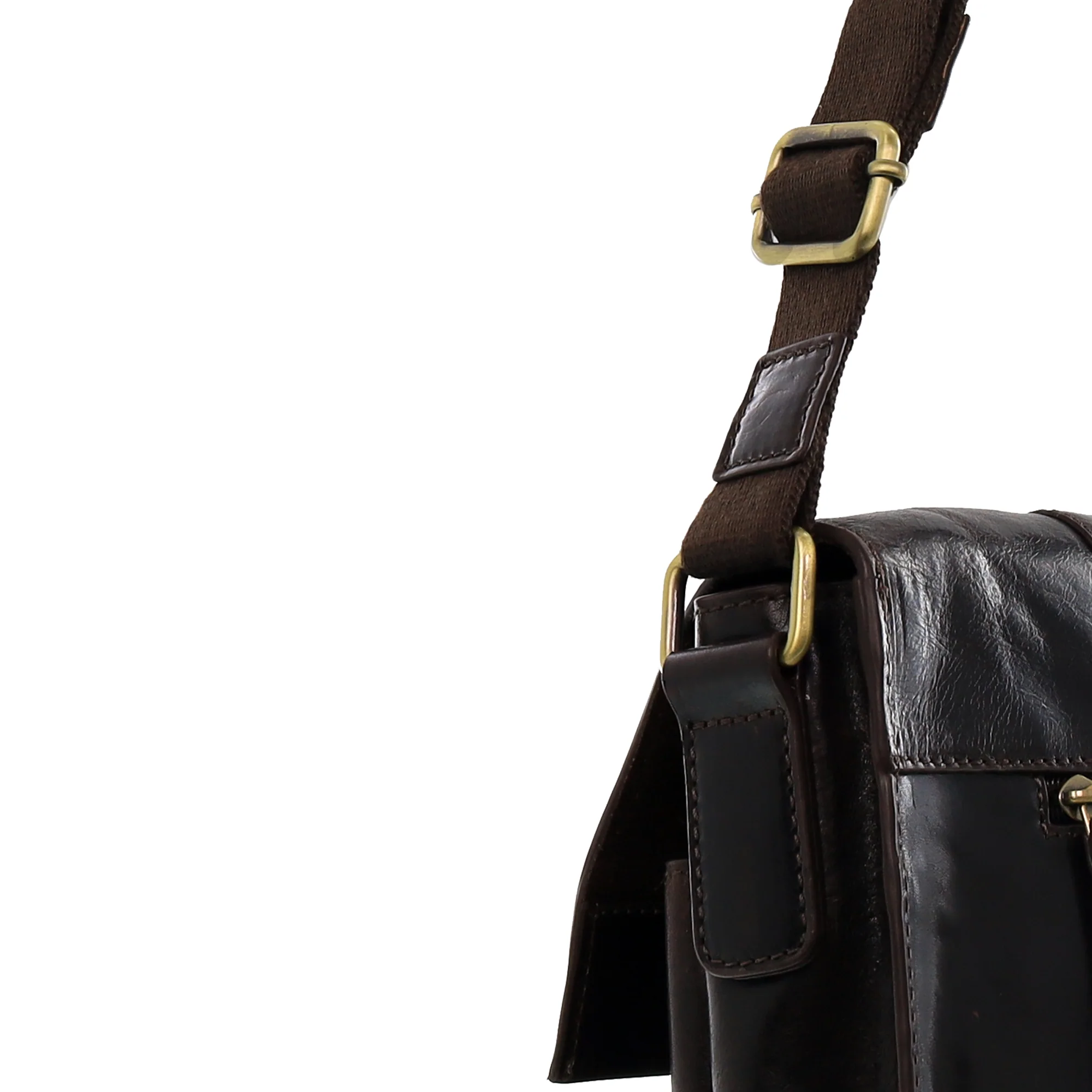 Pierre Cardin Men's Leather Messenger Bag - Image 6